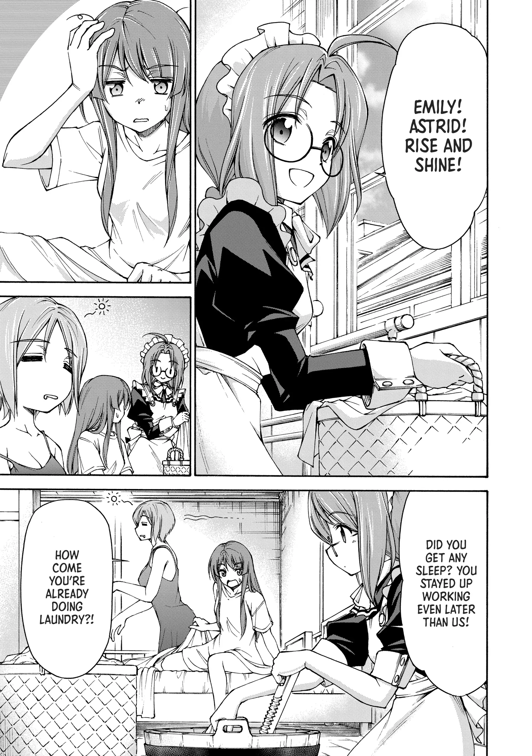 Maid nara Touzen desu. ~Nureginu wo Kiserareta Bannou Maid-san wa Tabi ni Deru Koto ni shimashita.~ Chapter 9 - page 11