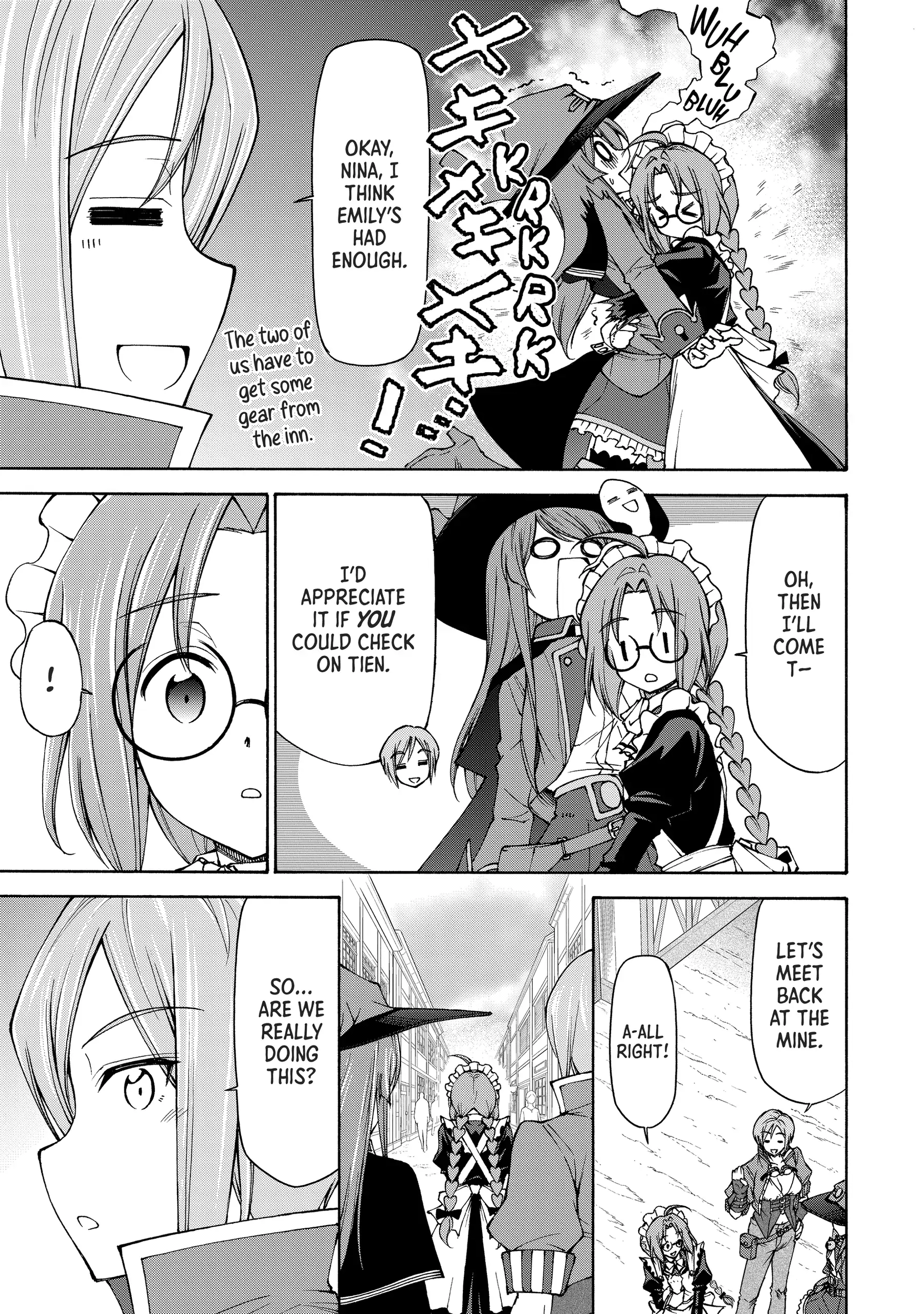 Maid nara Touzen desu. ~Nureginu wo Kiserareta Bannou Maid-san wa Tabi ni Deru Koto ni shimashita.~ Chapter 9 - page 17