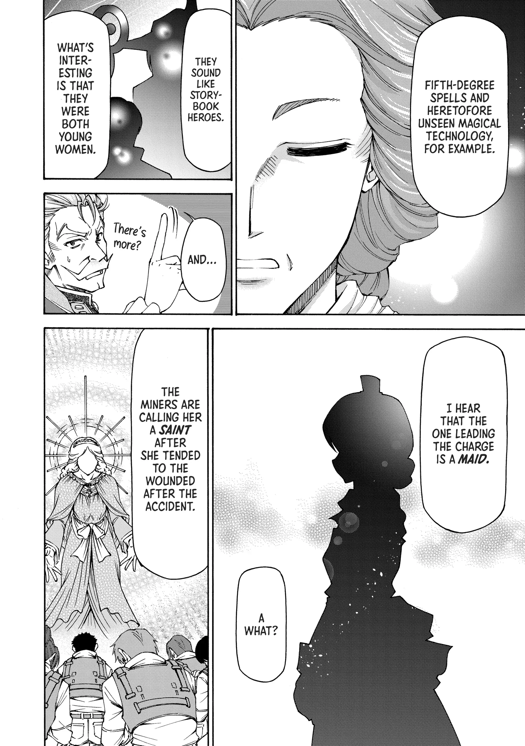 Maid nara Touzen desu. ~Nureginu wo Kiserareta Bannou Maid-san wa Tabi ni Deru Koto ni shimashita.~ Chapter 9 - page 22