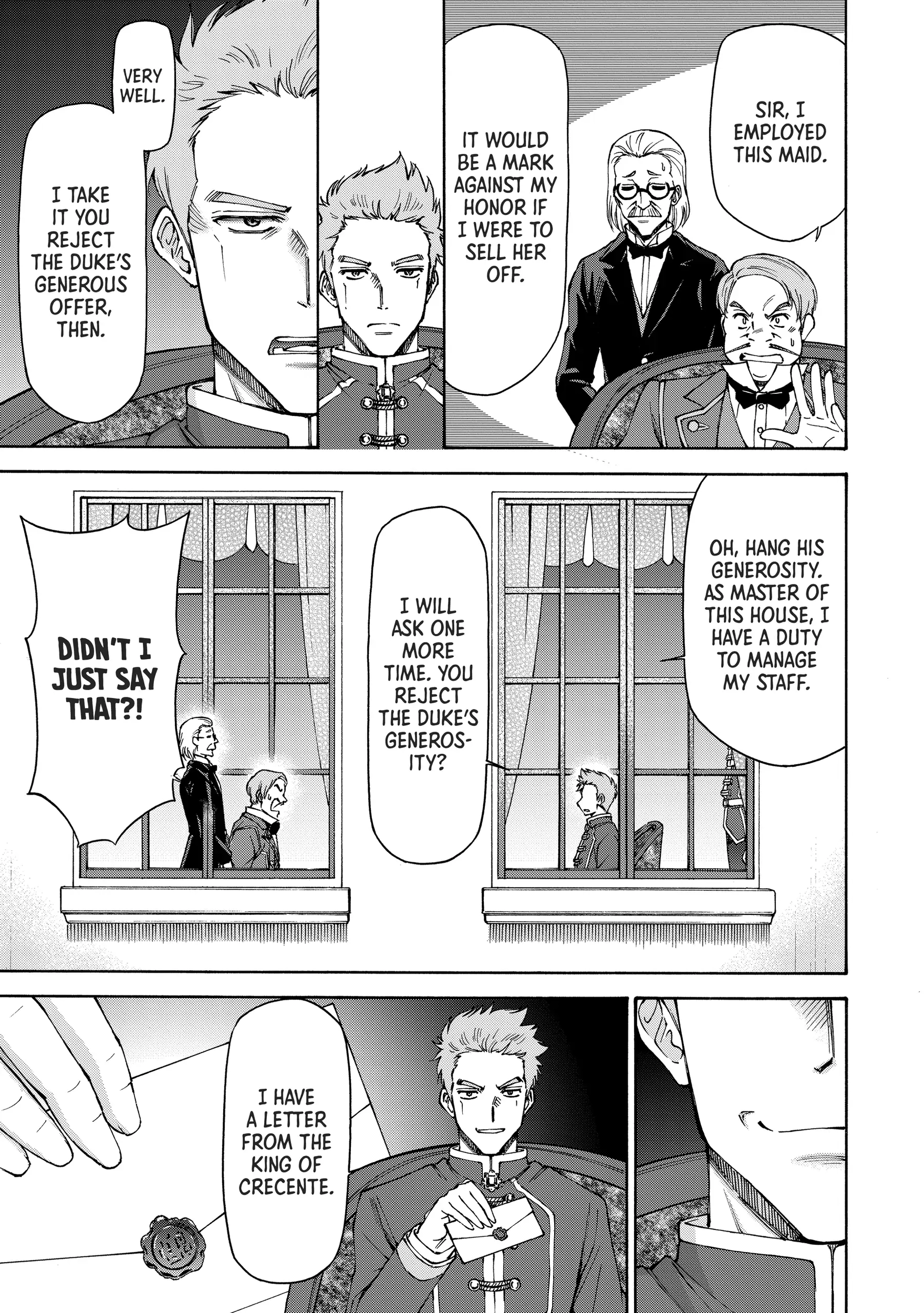 Maid nara Touzen desu. ~Nureginu wo Kiserareta Bannou Maid-san wa Tabi ni Deru Koto ni shimashita.~ Chapter 9 - page 29