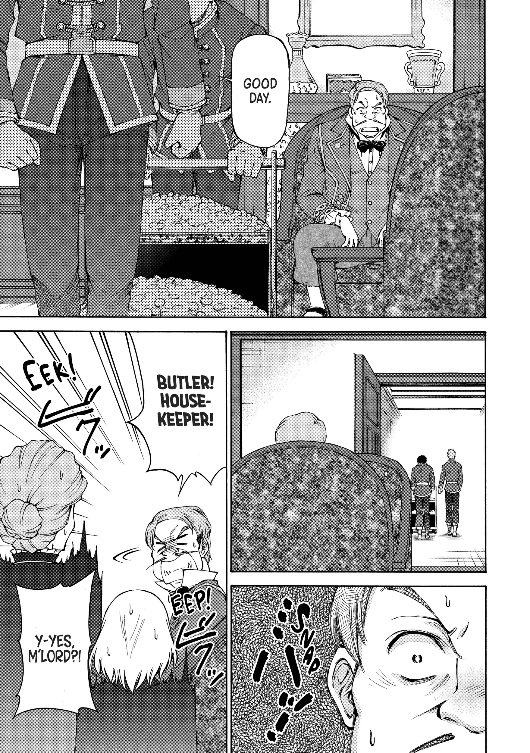 Maid nara Touzen desu. ~Nureginu wo Kiserareta Bannou Maid-san wa Tabi ni Deru Koto ni shimashita.~ Chapter 9 - page 31