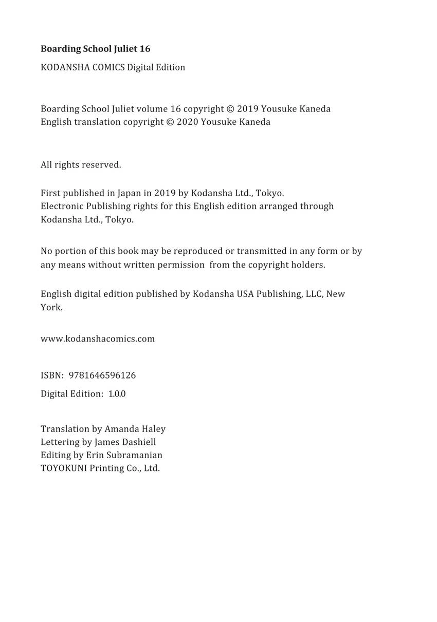 Kishuku Gakkou No Juliet Chapter 120 - page 30