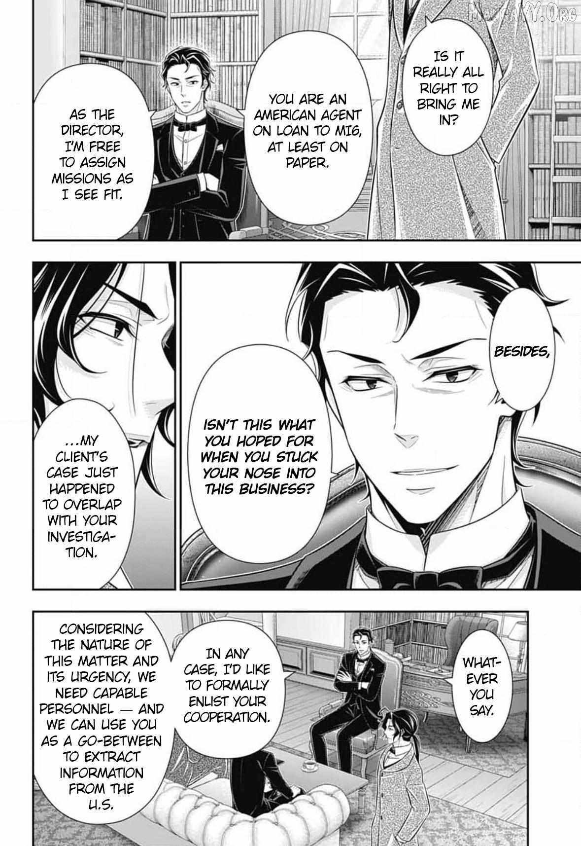 Yukoku no Moriarty Chapter 88 - page 14