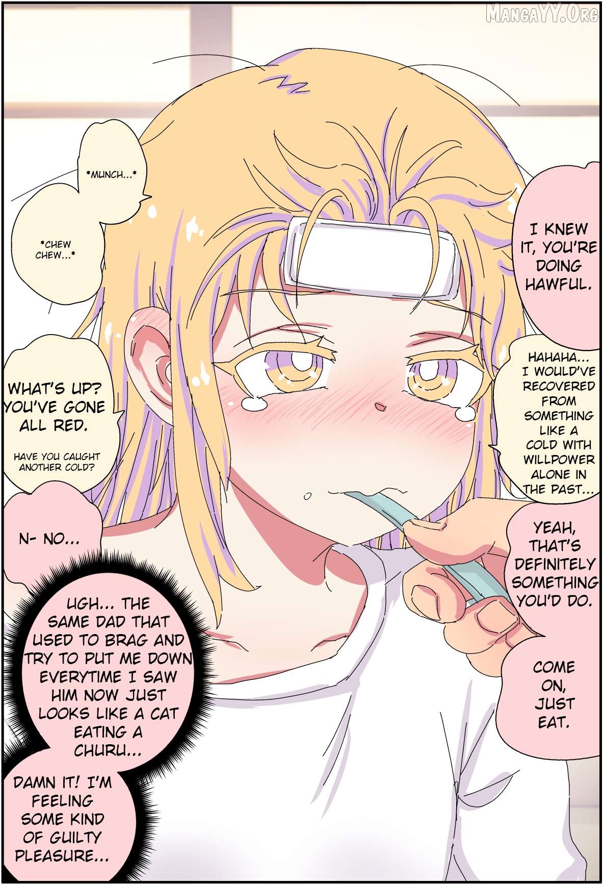 My father has become a beautiful girl and it's a lot of pain Chapter 35 - page 2