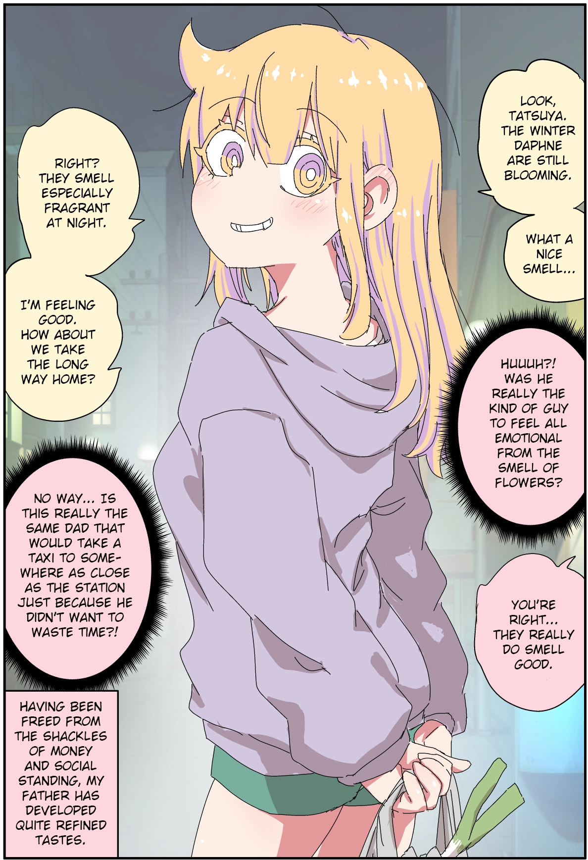 My father has become a beautiful girl and it's a lot of pain Chapter 36 - page 2