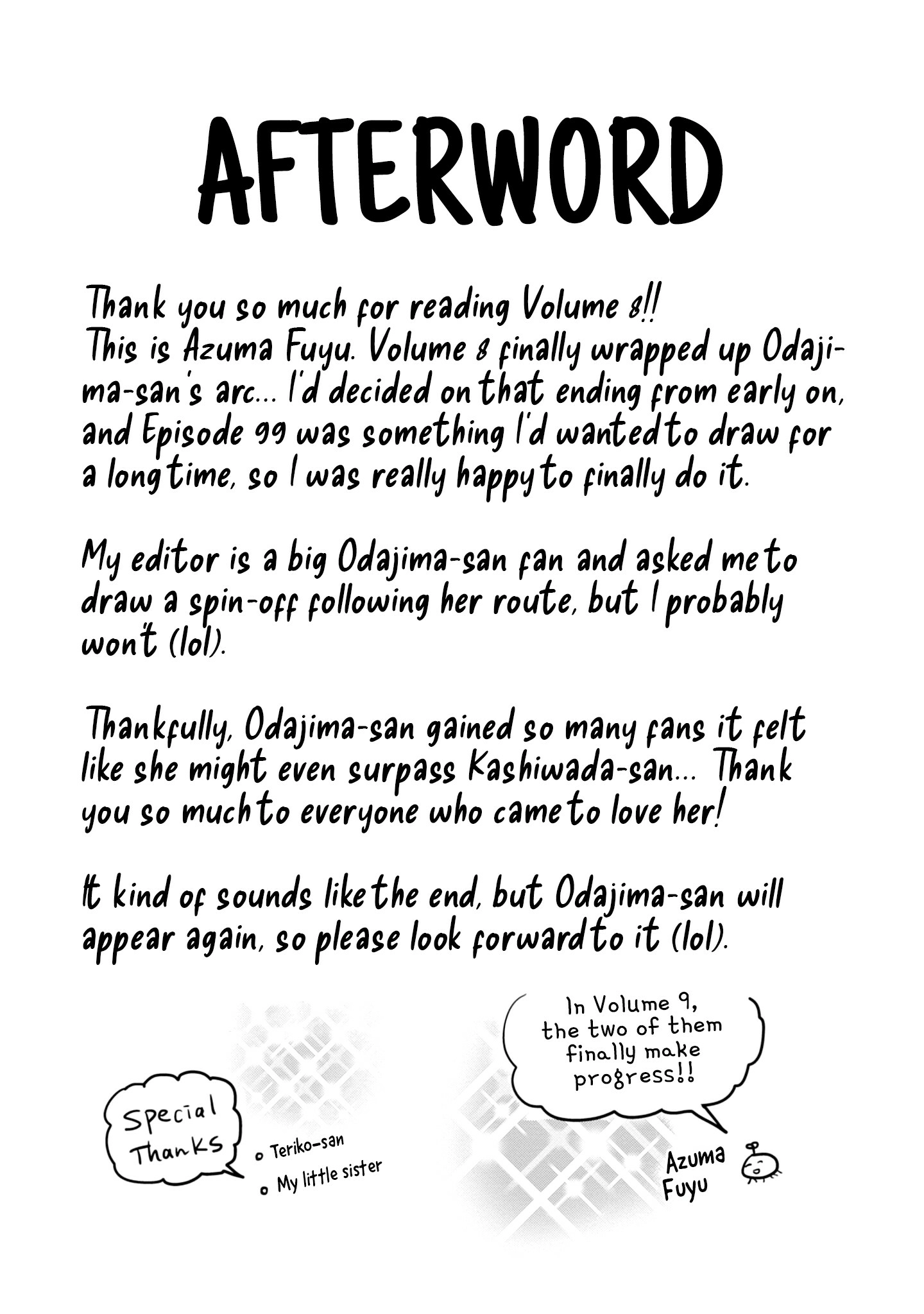 Expressionless Kashiwada-San And Emotional Oota-Kun Chapter 99.5 - page 10