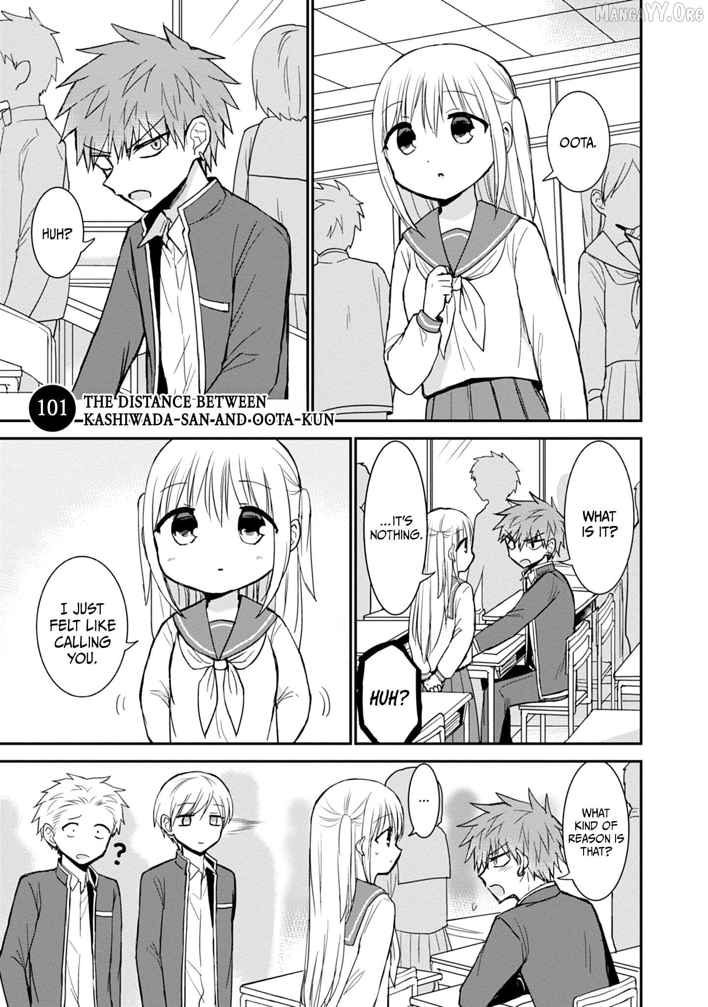 Expressionless Kashiwada-San And Emotional Oota-Kun Chapter 101 - page 2