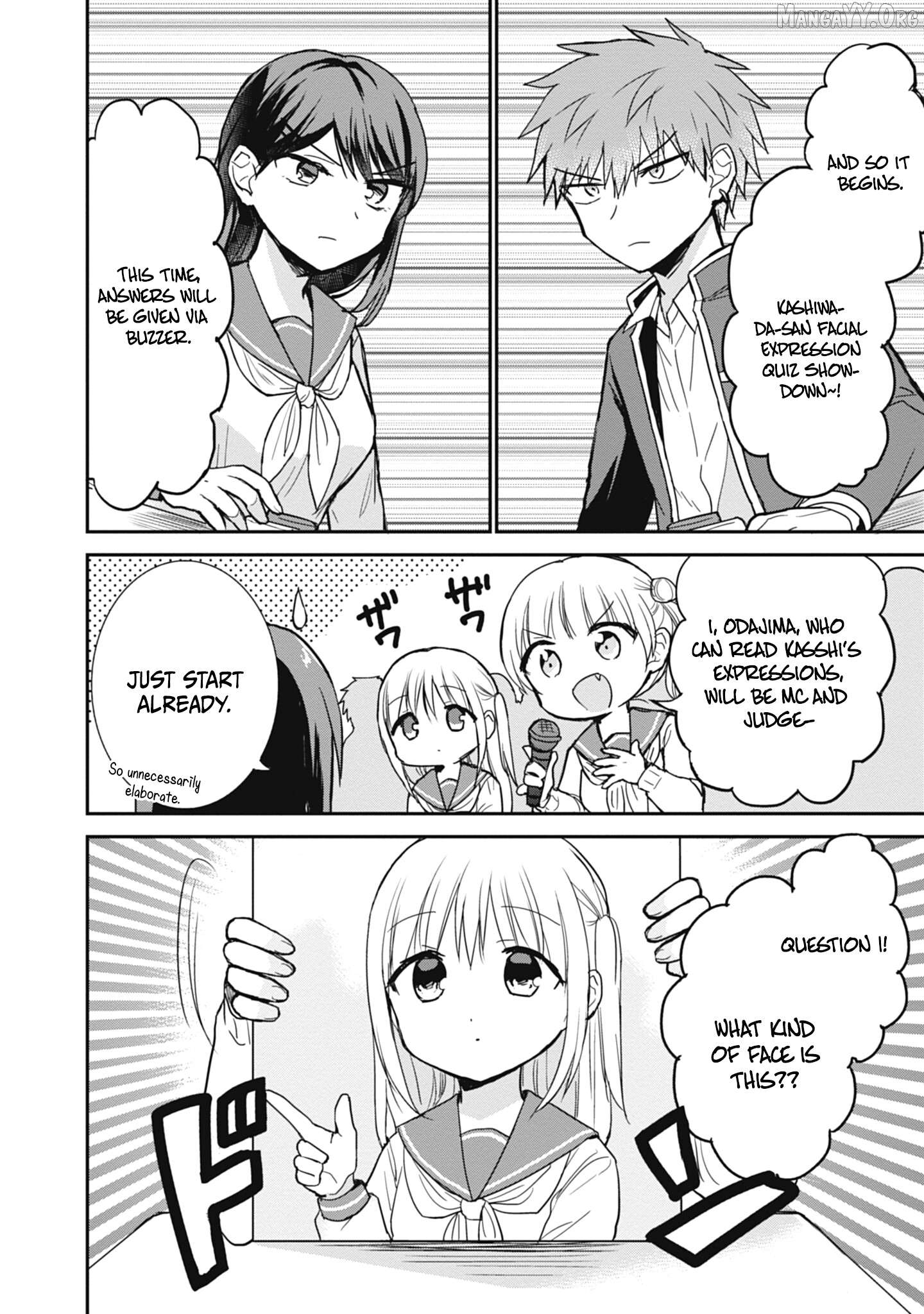 Expressionless Kashiwada-San And Emotional Oota-Kun Chapter 105 - page 9