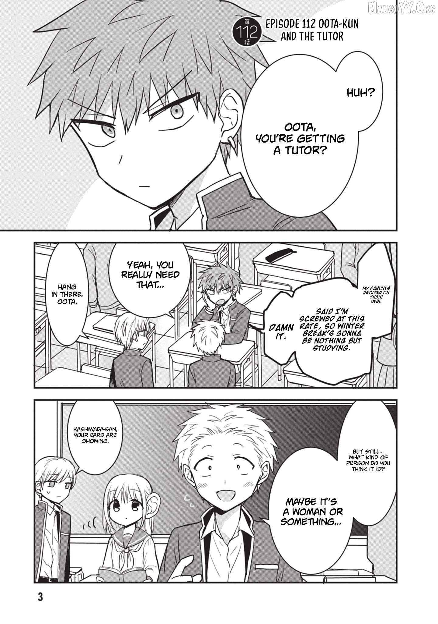 Expressionless Kashiwada-San And Emotional Oota-Kun Chapter 112 - page 2