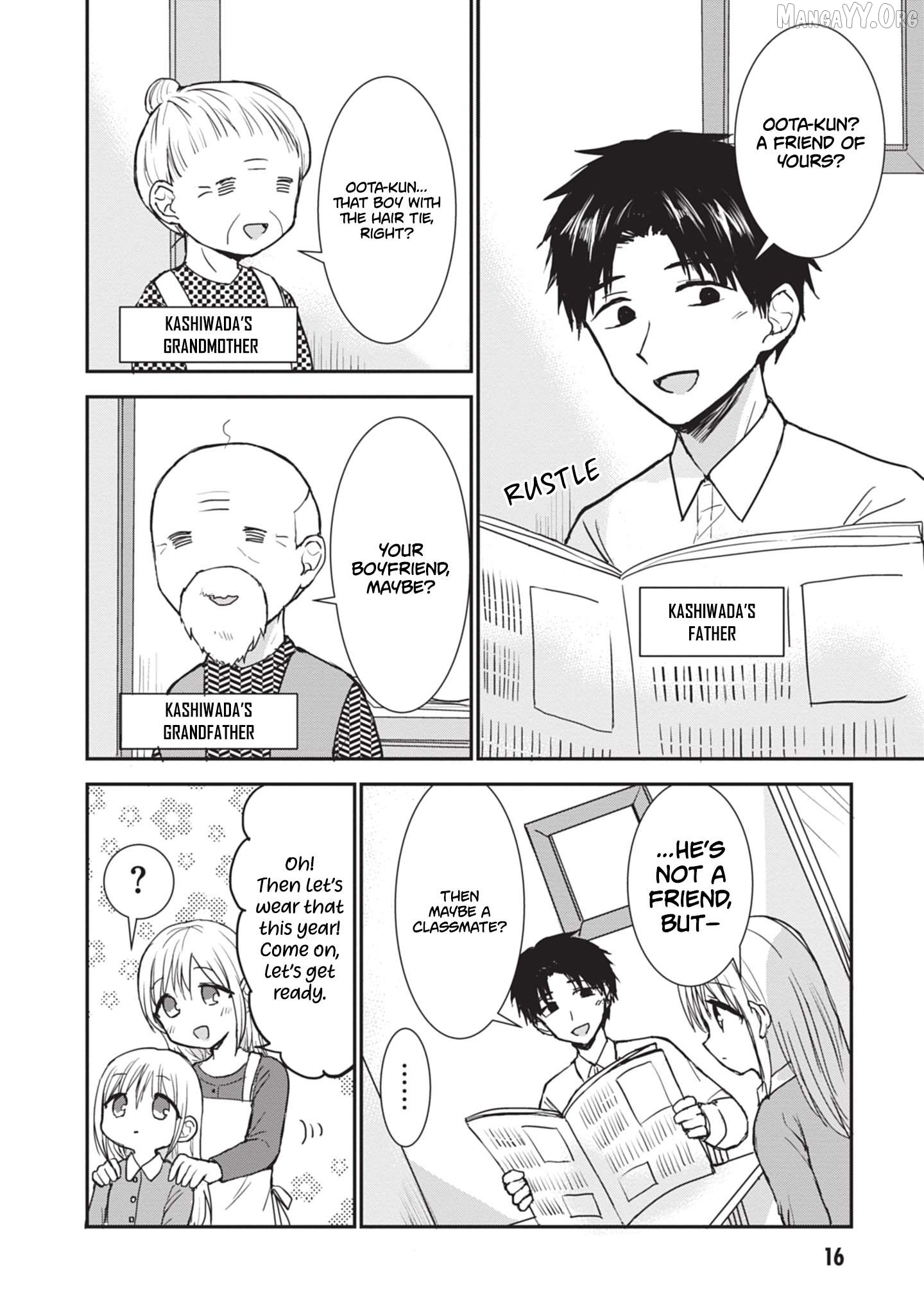 Expressionless Kashiwada-San And Emotional Oota-Kun Chapter 113 - page 3