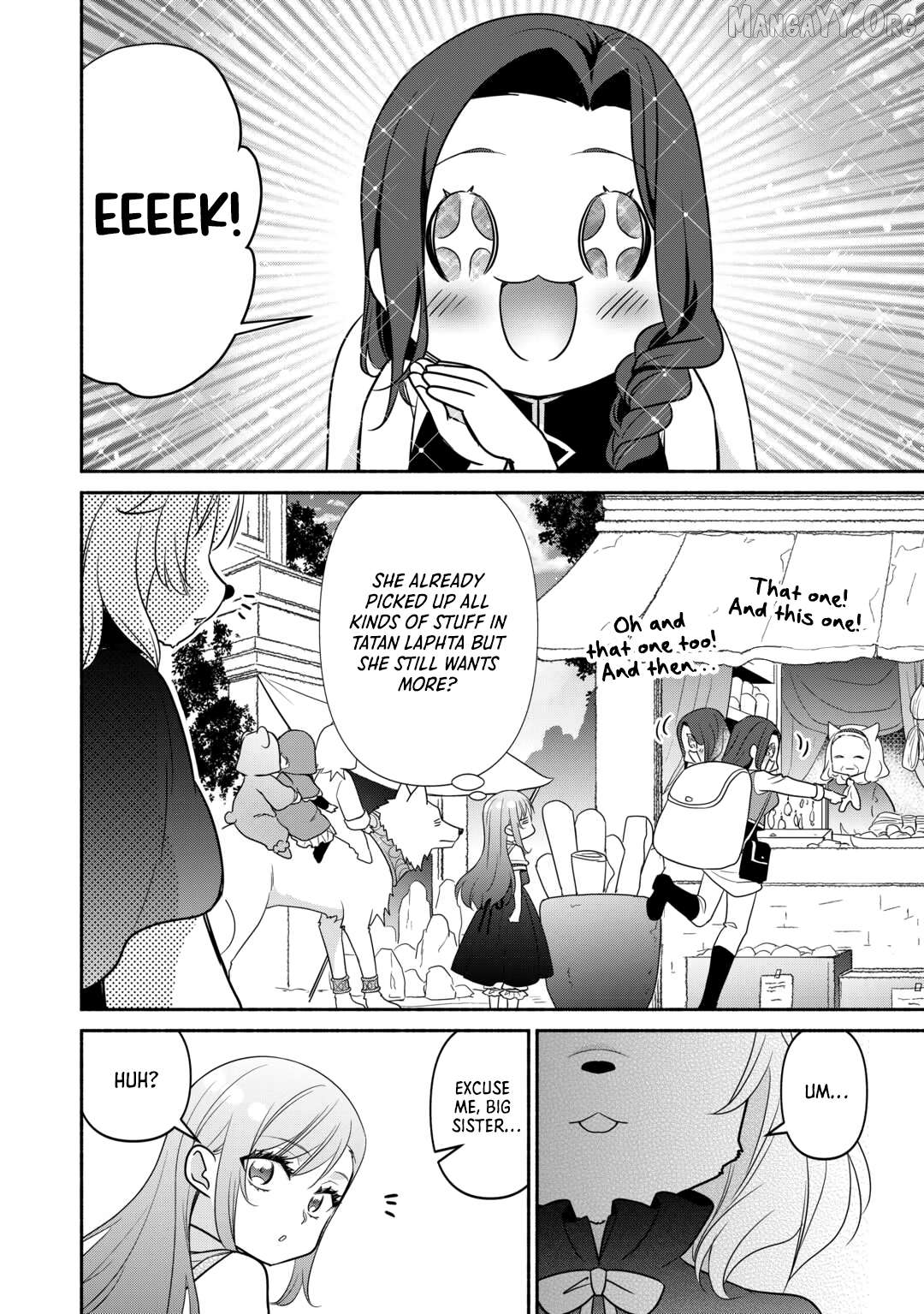 Tensei Youjo. Kamikemono to Ouji to, Saikyou no Ojisan Youhei-dan no Naka de Ikiru. Chapter 31 - page 16