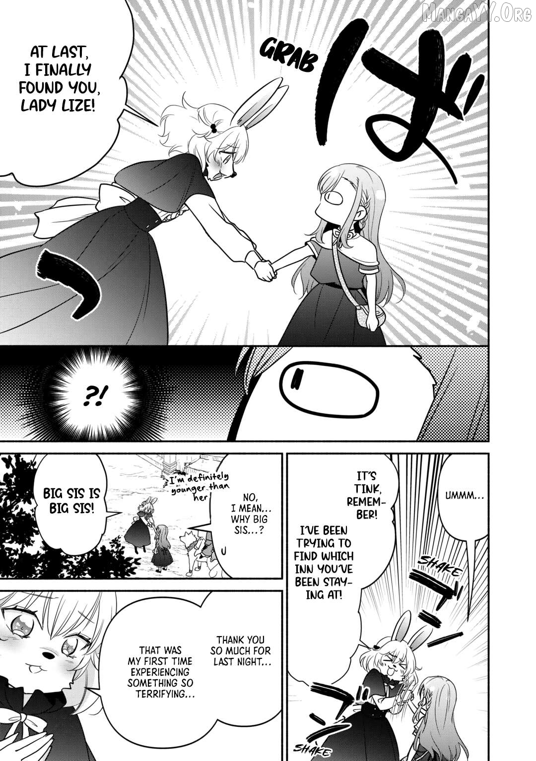 Tensei Youjo. Kamikemono to Ouji to, Saikyou no Ojisan Youhei-dan no Naka de Ikiru. Chapter 31 - page 17