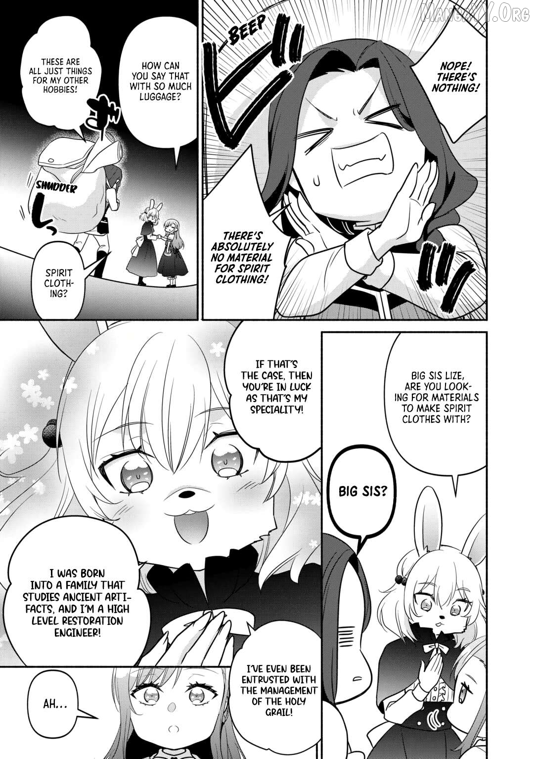 Tensei Youjo. Kamikemono to Ouji to, Saikyou no Ojisan Youhei-dan no Naka de Ikiru. Chapter 31 - page 19