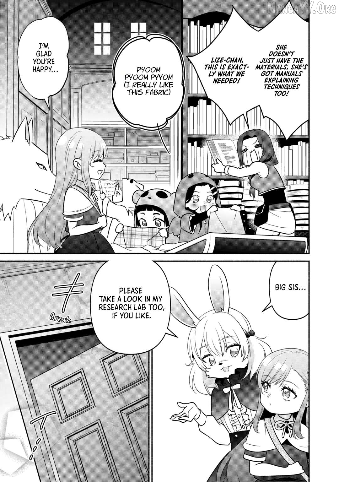Tensei Youjo. Kamikemono to Ouji to, Saikyou no Ojisan Youhei-dan no Naka de Ikiru. Chapter 31 - page 21