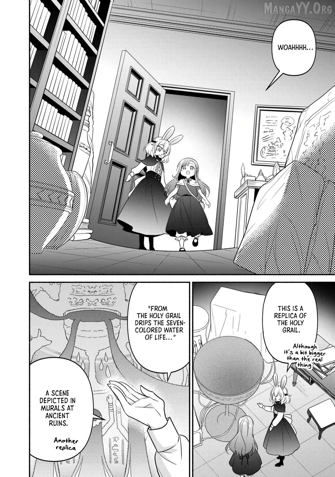 Tensei Youjo. Kamikemono to Ouji to, Saikyou no Ojisan Youhei-dan no Naka de Ikiru. Chapter 31 - page 22