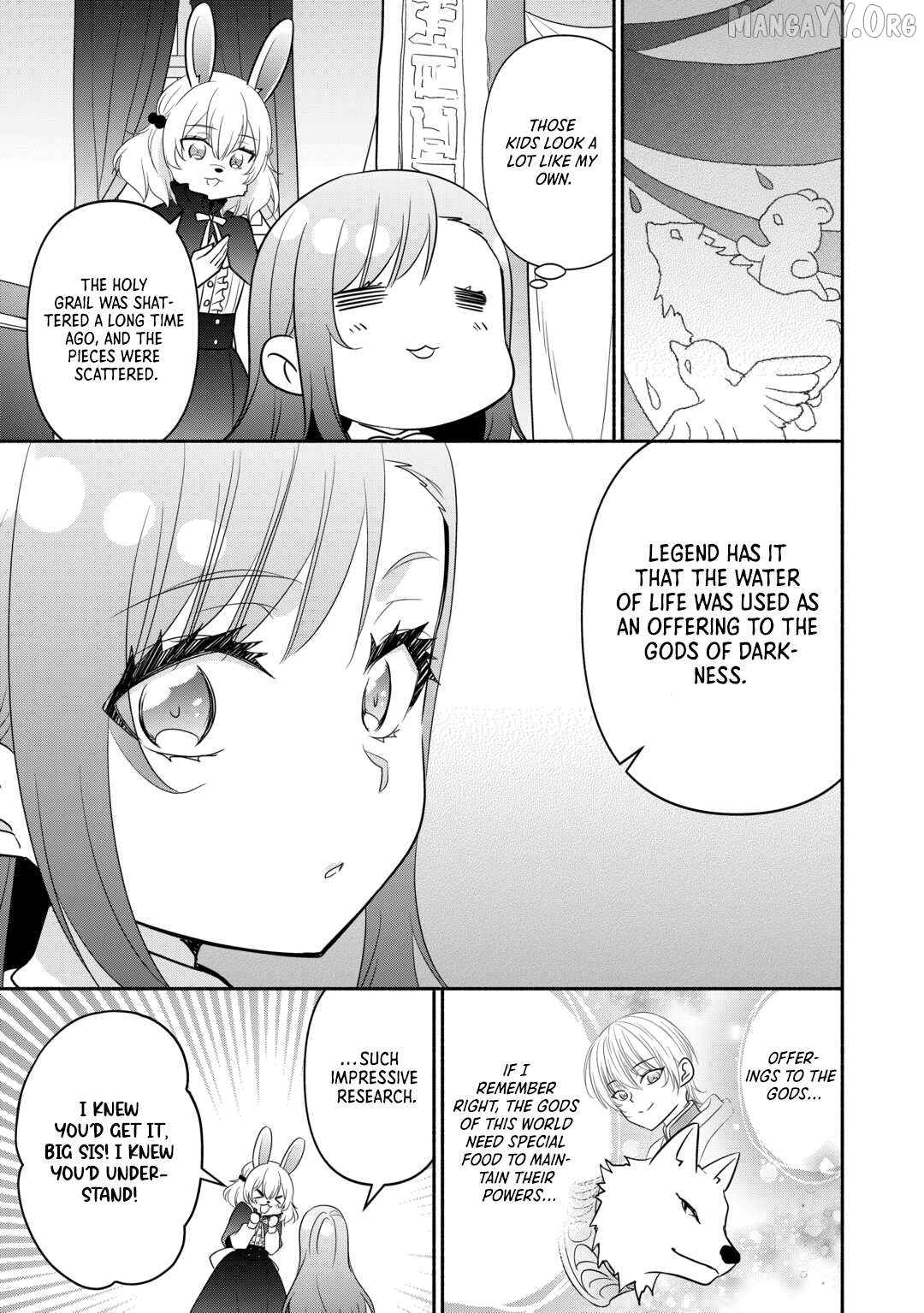 Tensei Youjo. Kamikemono to Ouji to, Saikyou no Ojisan Youhei-dan no Naka de Ikiru. Chapter 31 - page 23