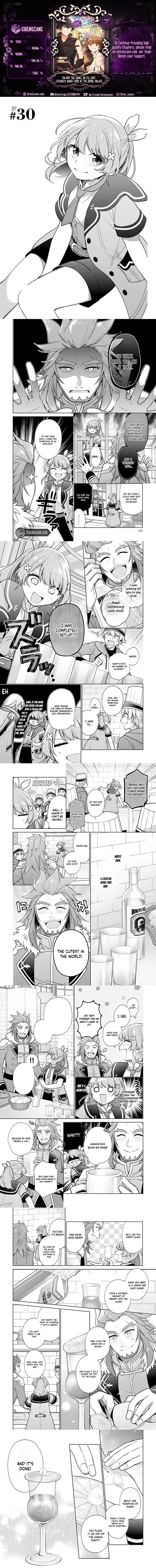 I'm Not The Saint, So I'll Just Leisurely Make Food At The Royal Palace Chapter 30 - page 1