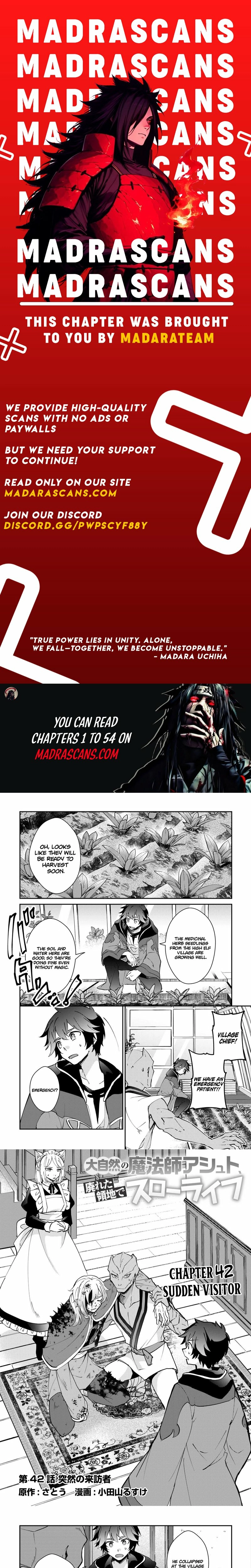 Nature Mage Ashto’s Slow Life in an Abandoned Forest Chapter 42 - page 1