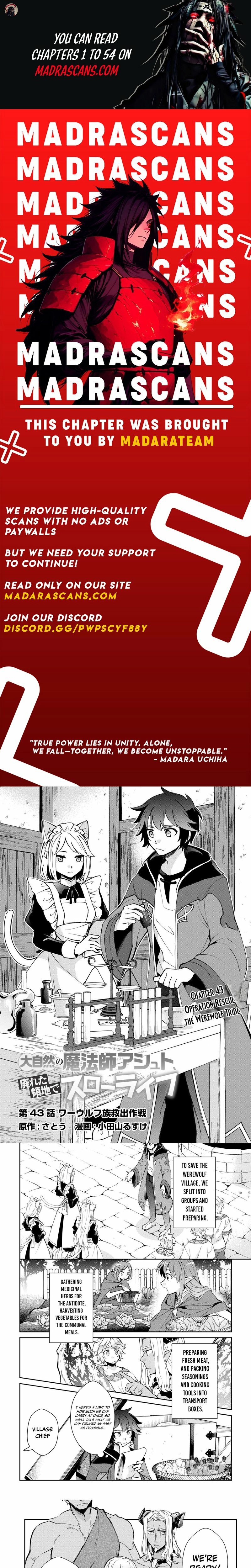 Nature Mage Ashto’s Slow Life in an Abandoned Forest Chapter 43 - page 1