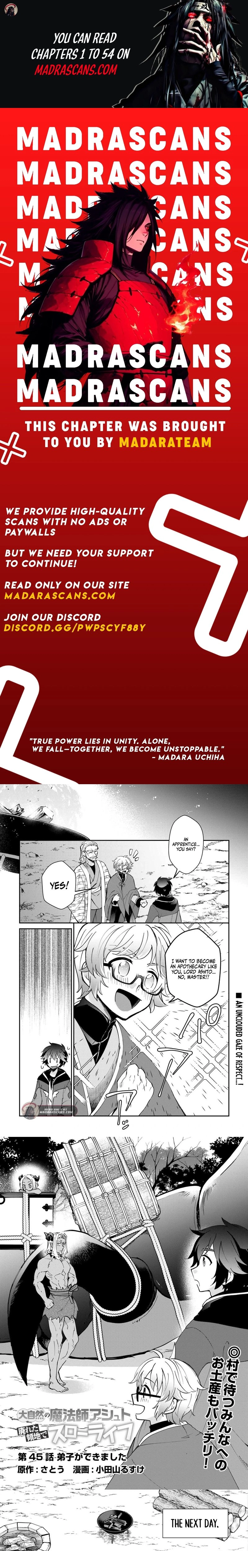 Nature Mage Ashto’s Slow Life in an Abandoned Forest Chapter 45 - page 1