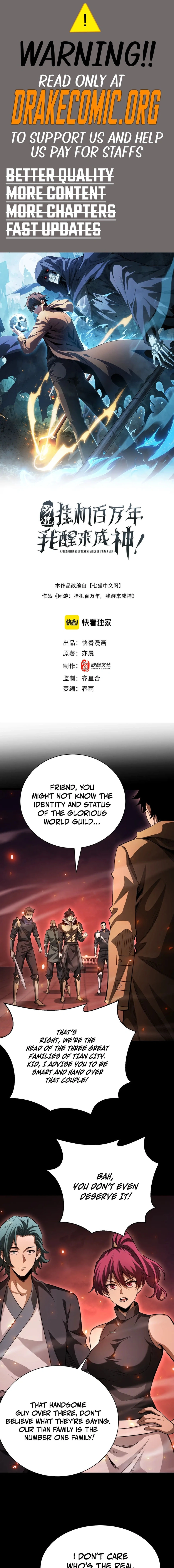 I Awoke as a God After Auto Battling For a Million Years Chapter 67 - page 1