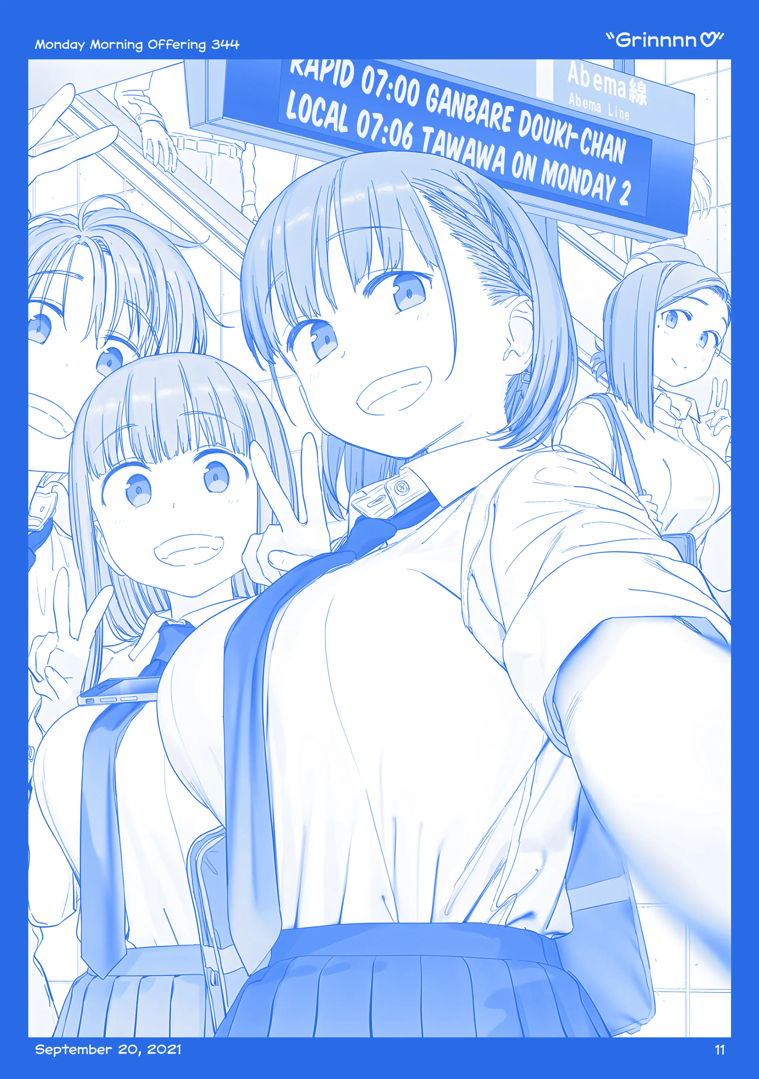 Getsuyoubi No Tawawa (Twitter Webcomic) (Fan Colored) Chapter 40 - page 10