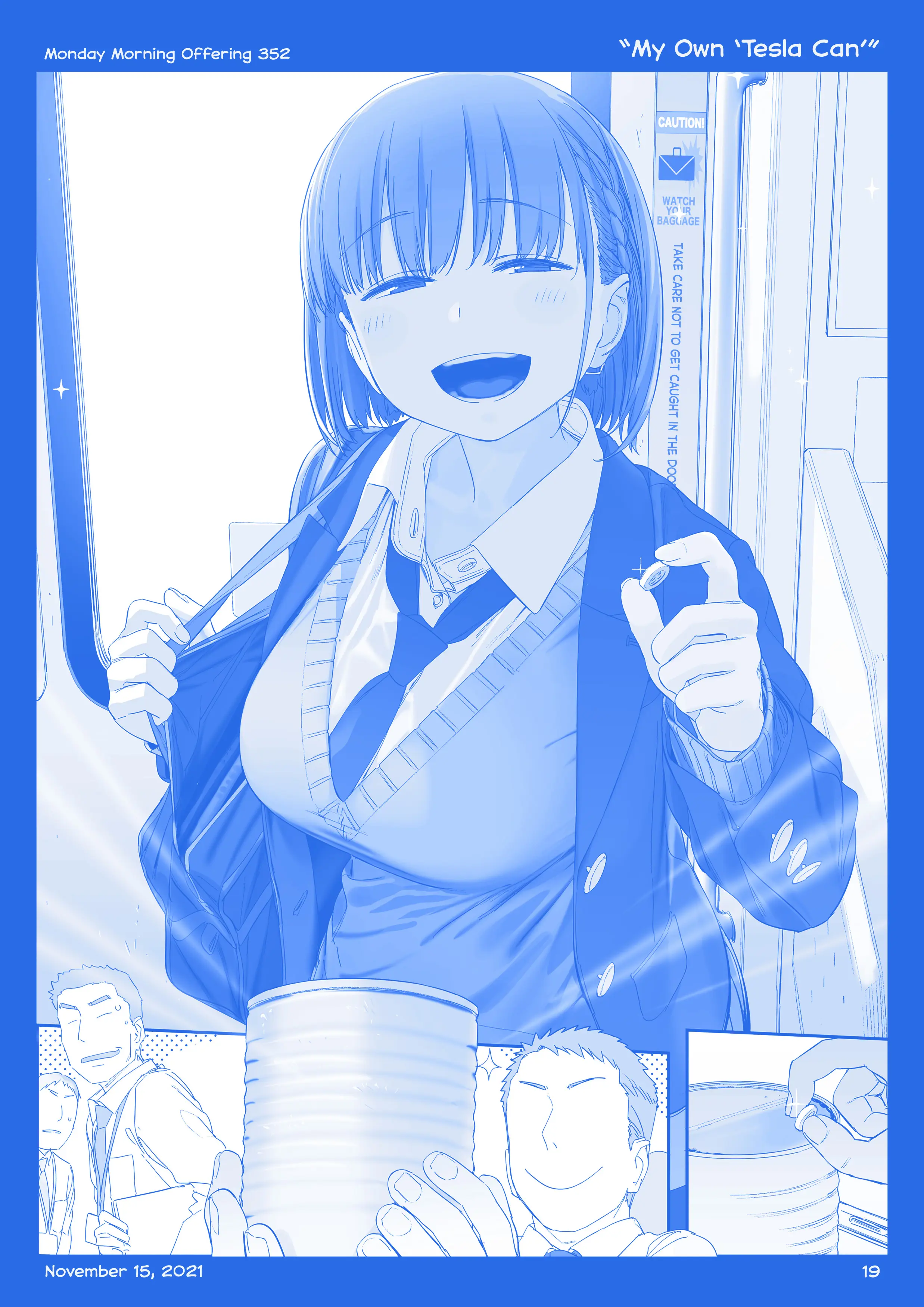Getsuyoubi No Tawawa (Twitter Webcomic) (Fan Colored) Chapter 40 - page 18