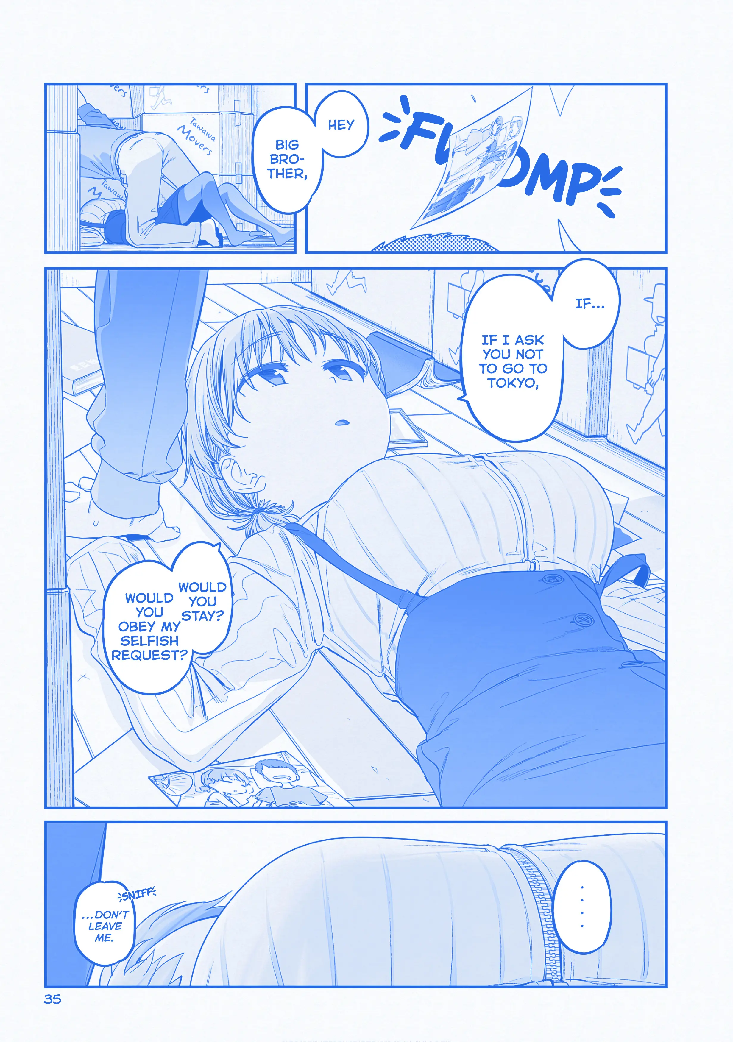 Getsuyoubi No Tawawa (Twitter Webcomic) (Fan Colored) Chapter 41 - page 9
