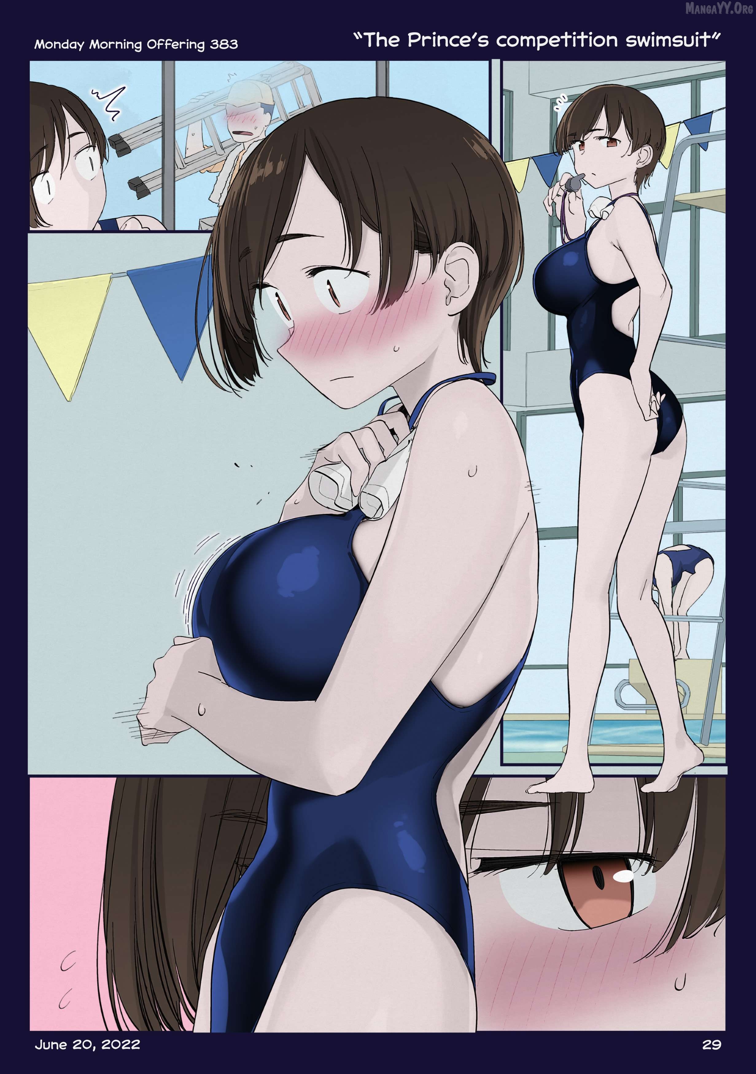 Getsuyoubi No Tawawa (Twitter Webcomic) (Fan Colored) Chapter 42 - page 28