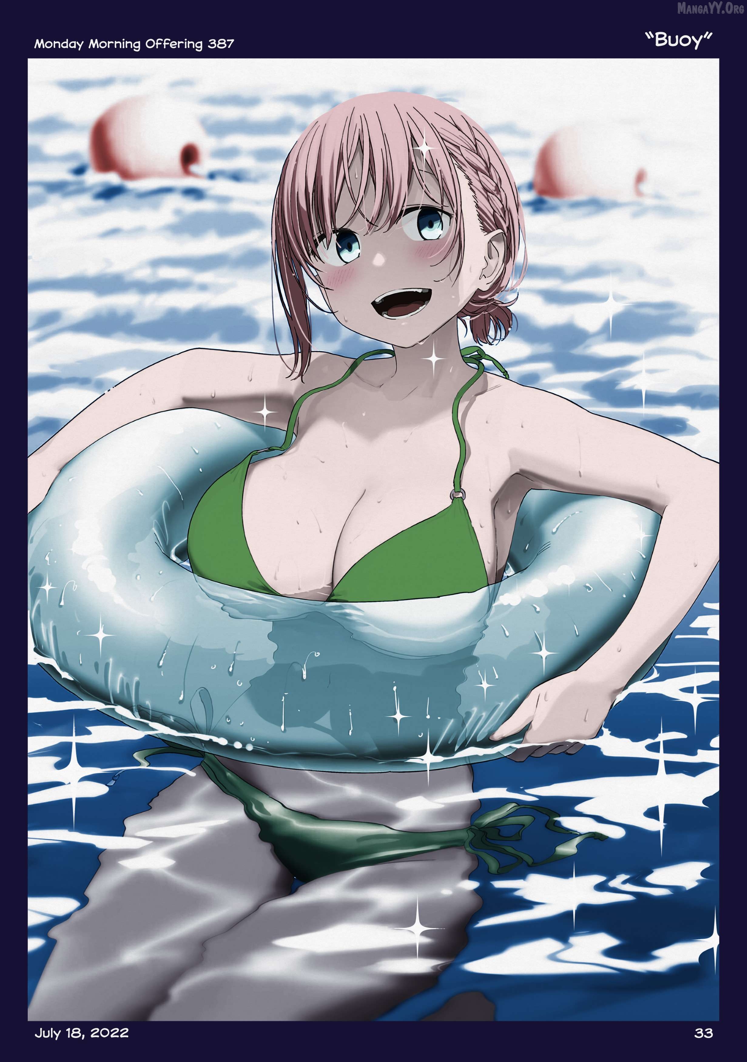 Getsuyoubi No Tawawa (Twitter Webcomic) (Fan Colored) Chapter 42 - page 32