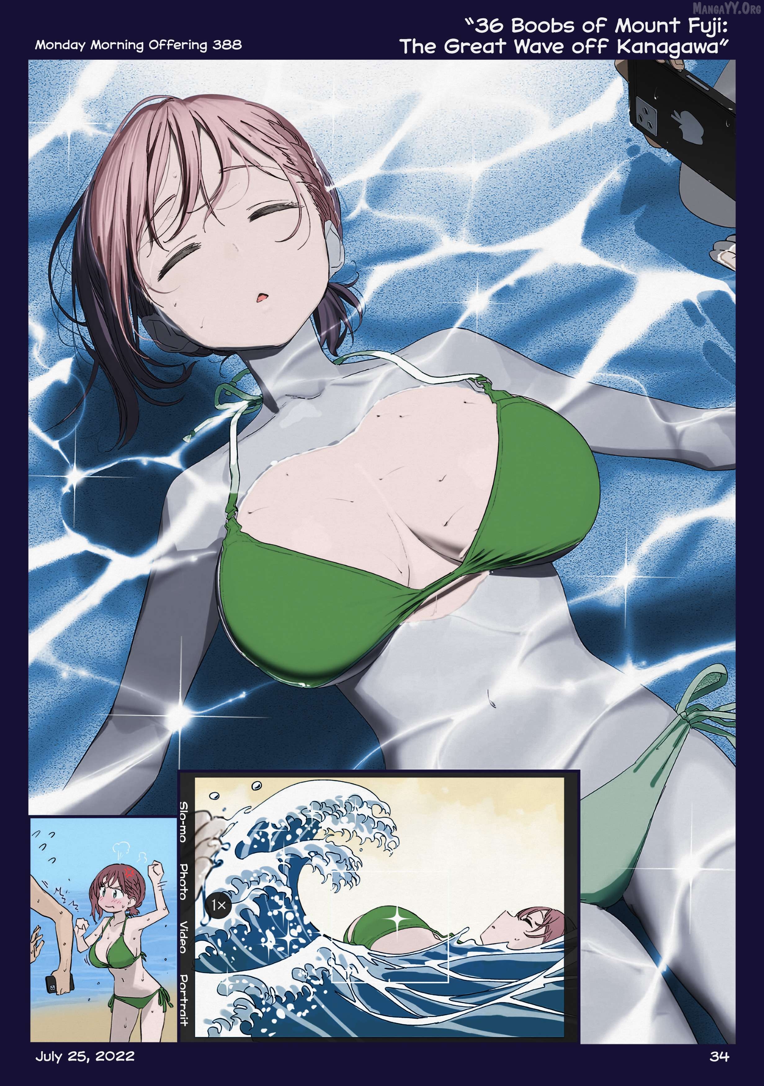 Getsuyoubi No Tawawa (Twitter Webcomic) (Fan Colored) Chapter 42 - page 33