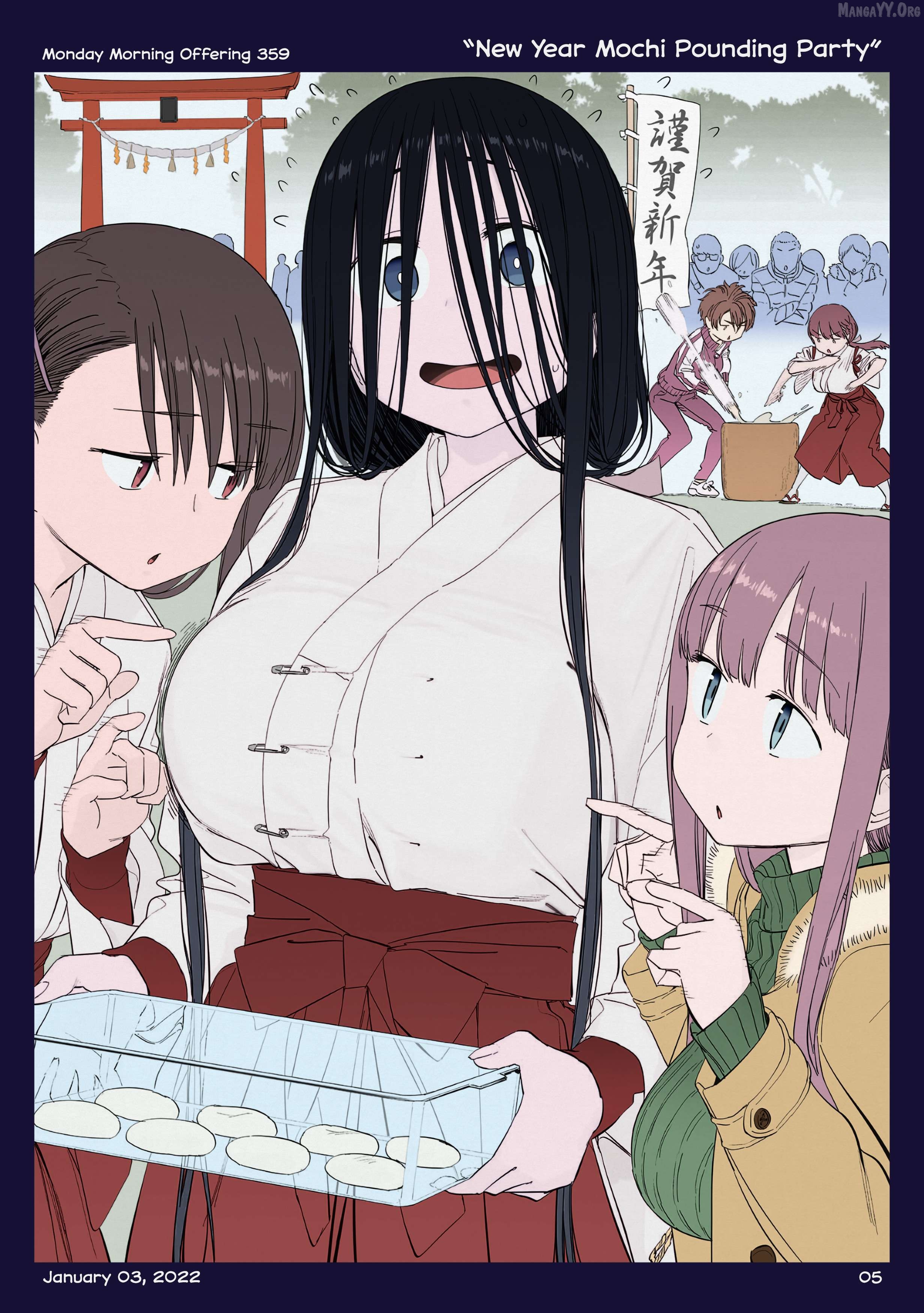 Getsuyoubi No Tawawa (Twitter Webcomic) (Fan Colored) Chapter 42 - page 4