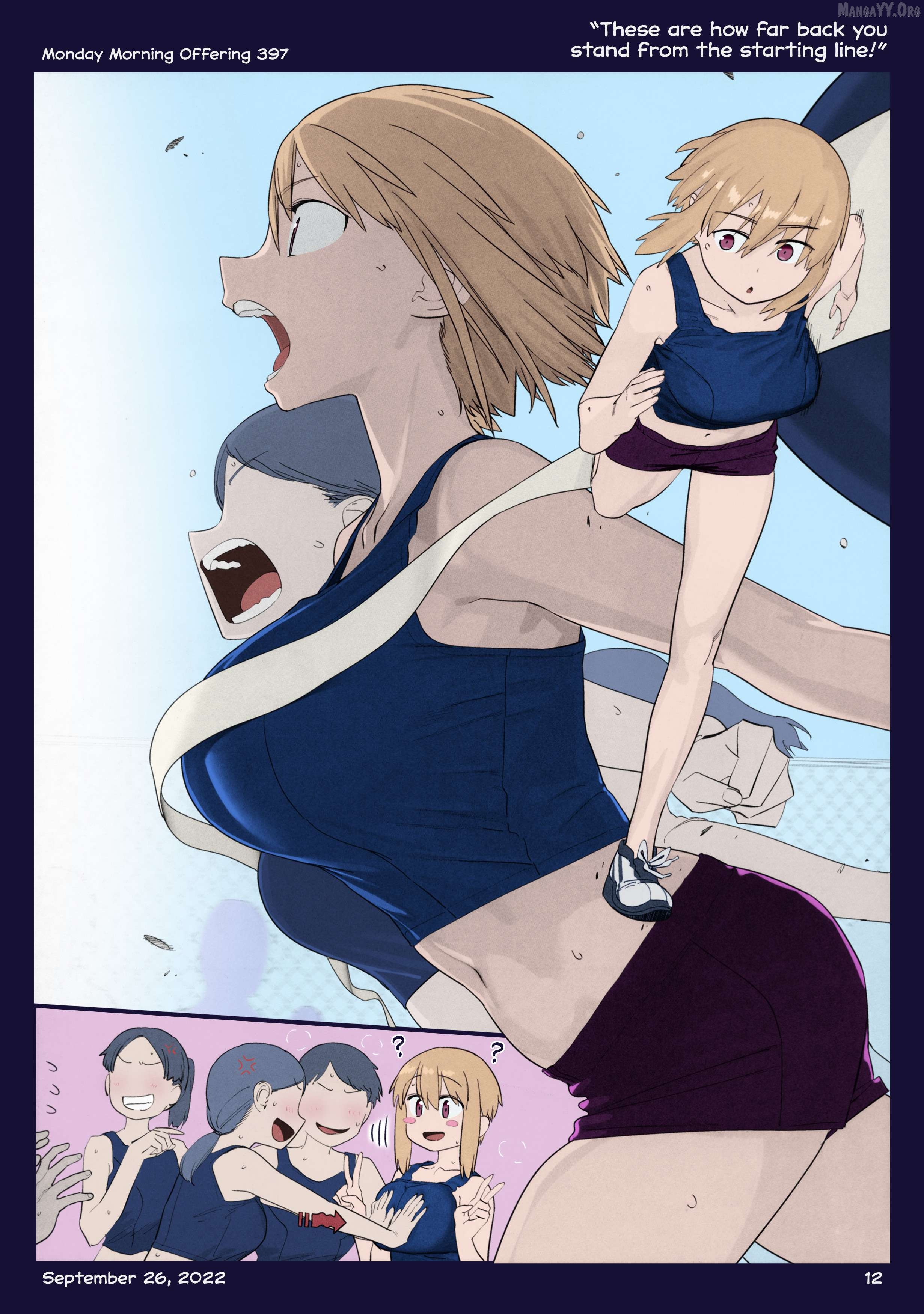 Getsuyoubi No Tawawa (Twitter Webcomic) (Fan Colored) Chapter 44 - page 12