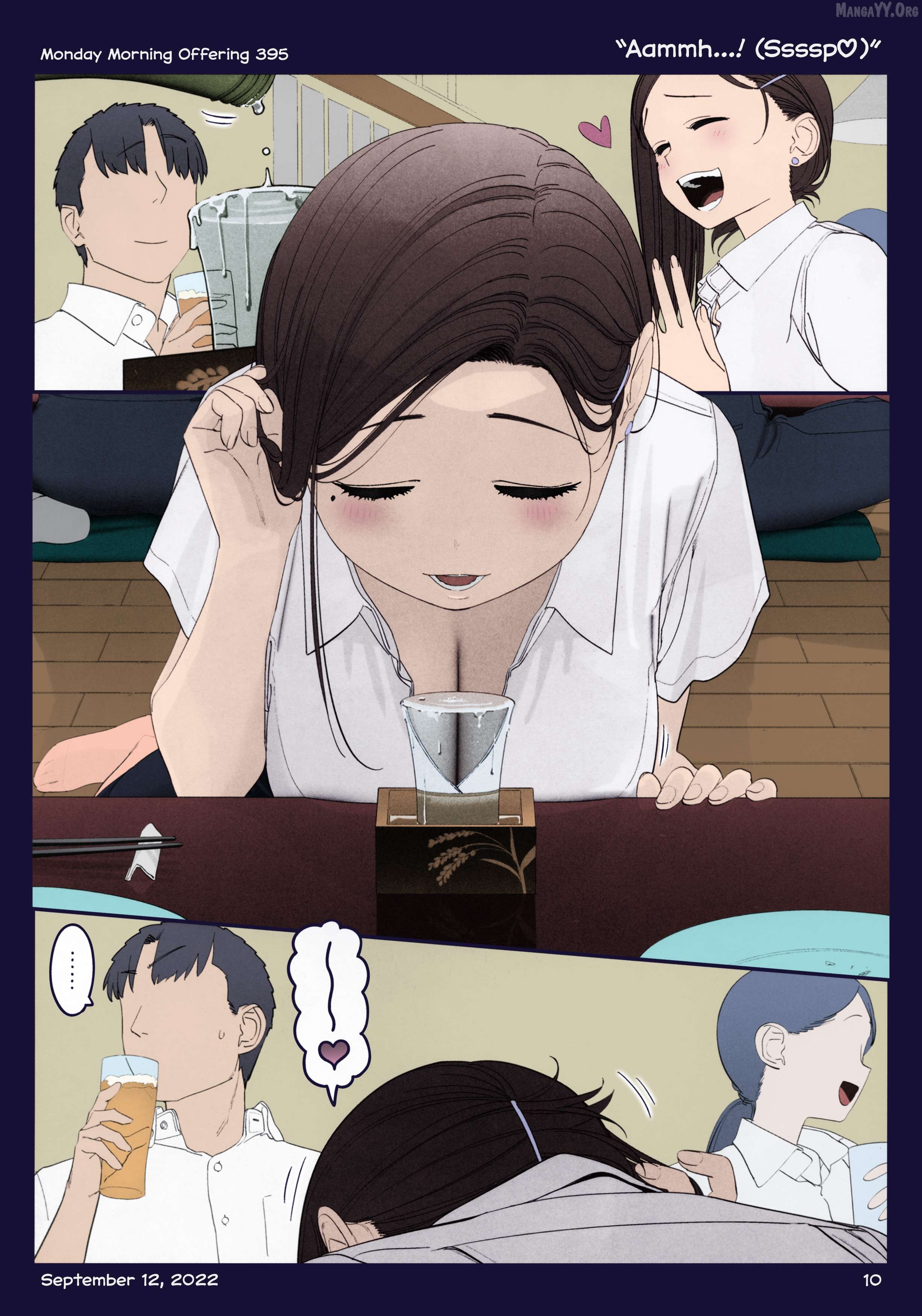Getsuyoubi No Tawawa (Twitter Webcomic) (Fan Colored) Chapter 44 - page 9