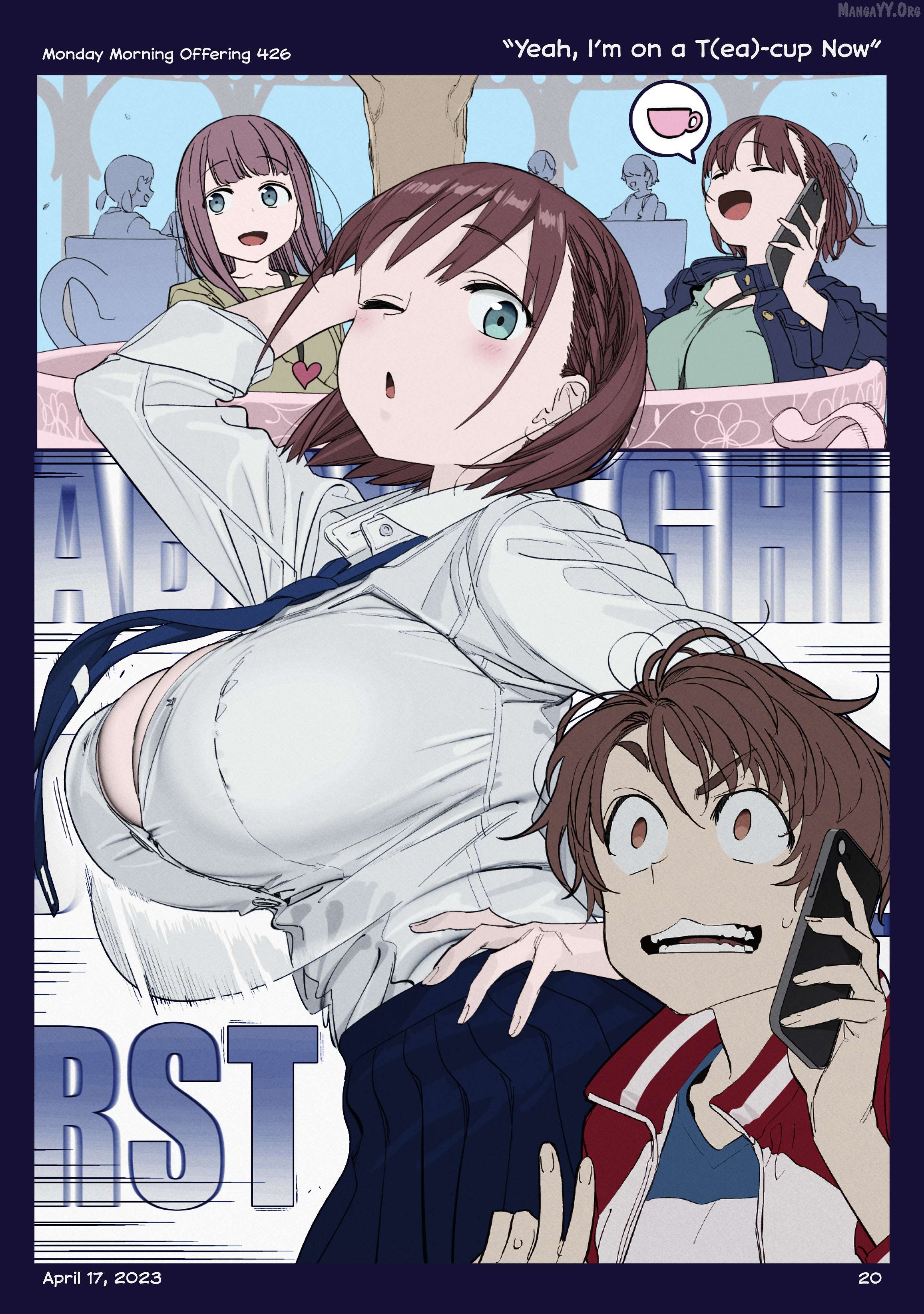 Getsuyoubi No Tawawa (Twitter Webcomic) (Fan Colored) Chapter 46 - page 19