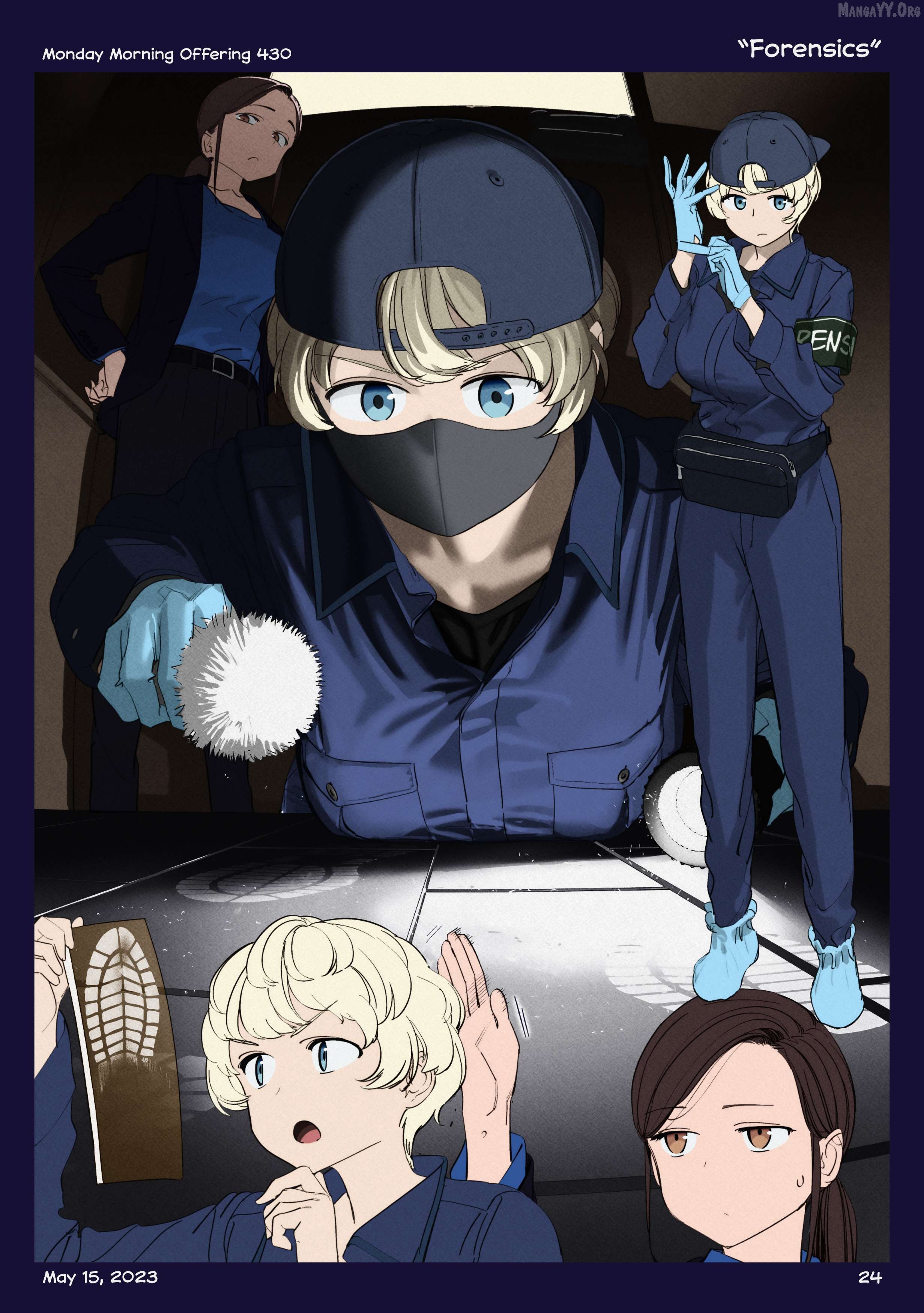 Getsuyoubi No Tawawa (Twitter Webcomic) (Fan Colored) Chapter 46 - page 23