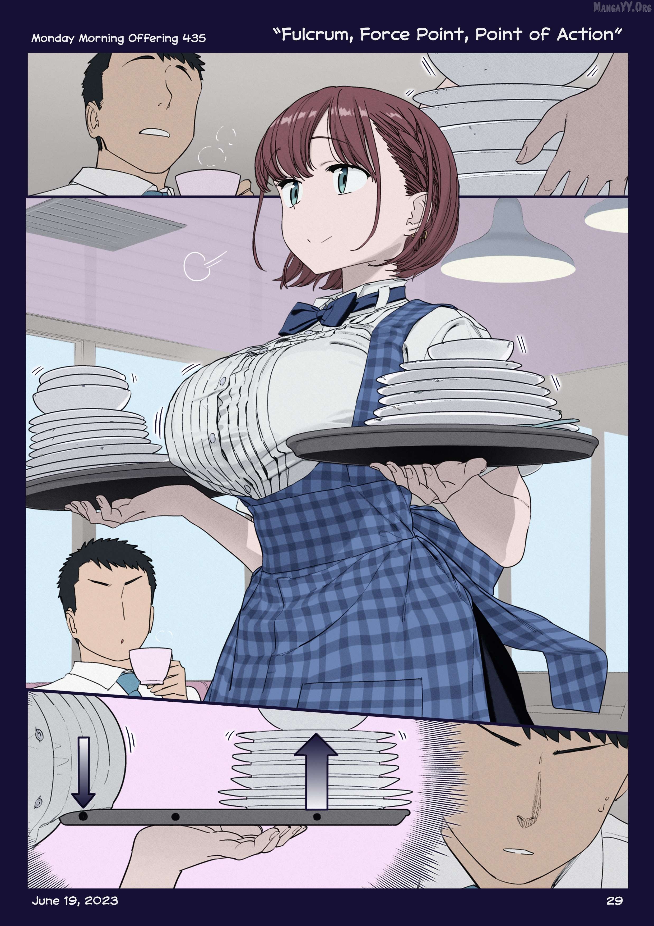 Getsuyoubi No Tawawa (Twitter Webcomic) (Fan Colored) Chapter 46 - page 28