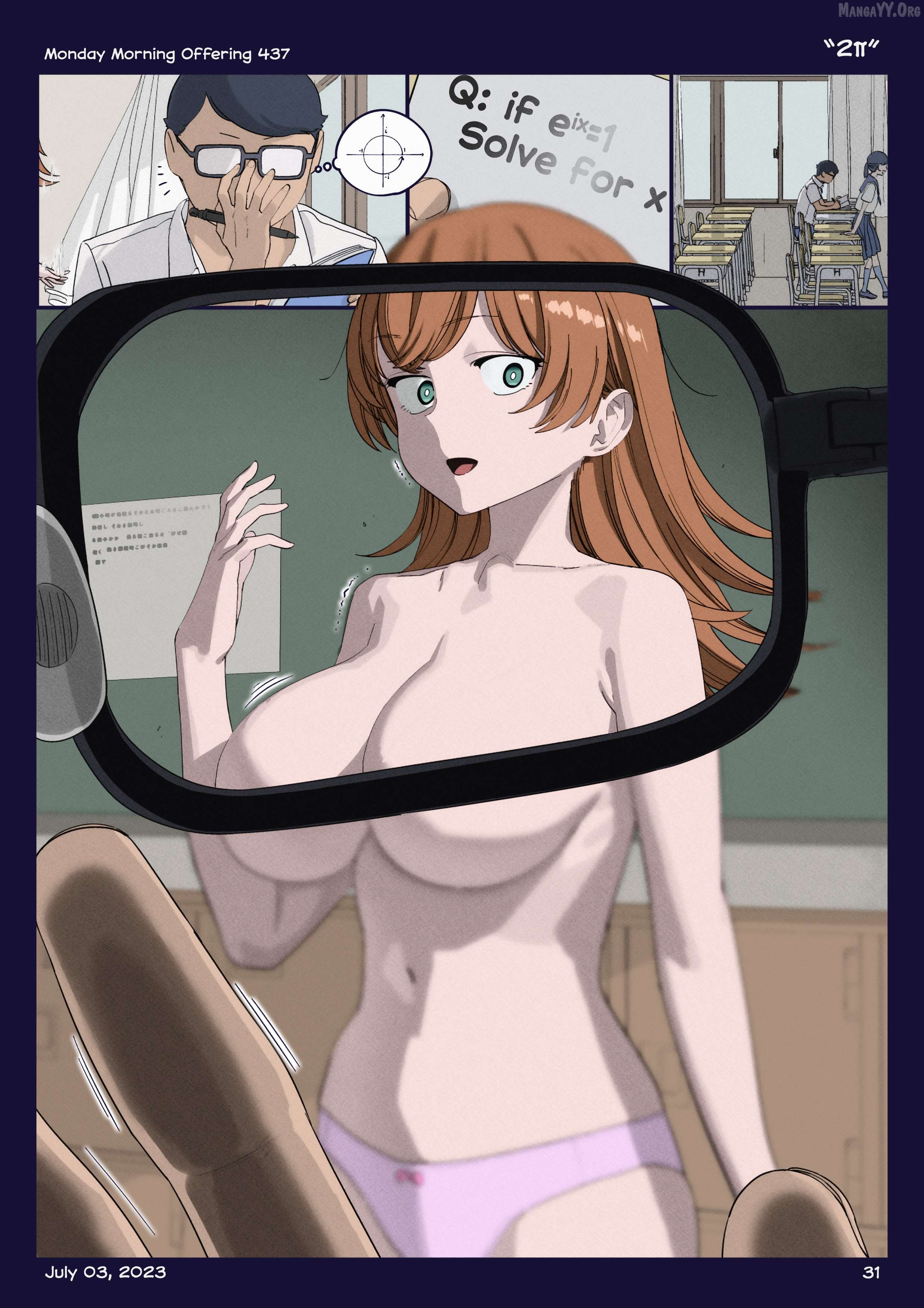 Getsuyoubi No Tawawa (Twitter Webcomic) (Fan Colored) Chapter 46 - page 30