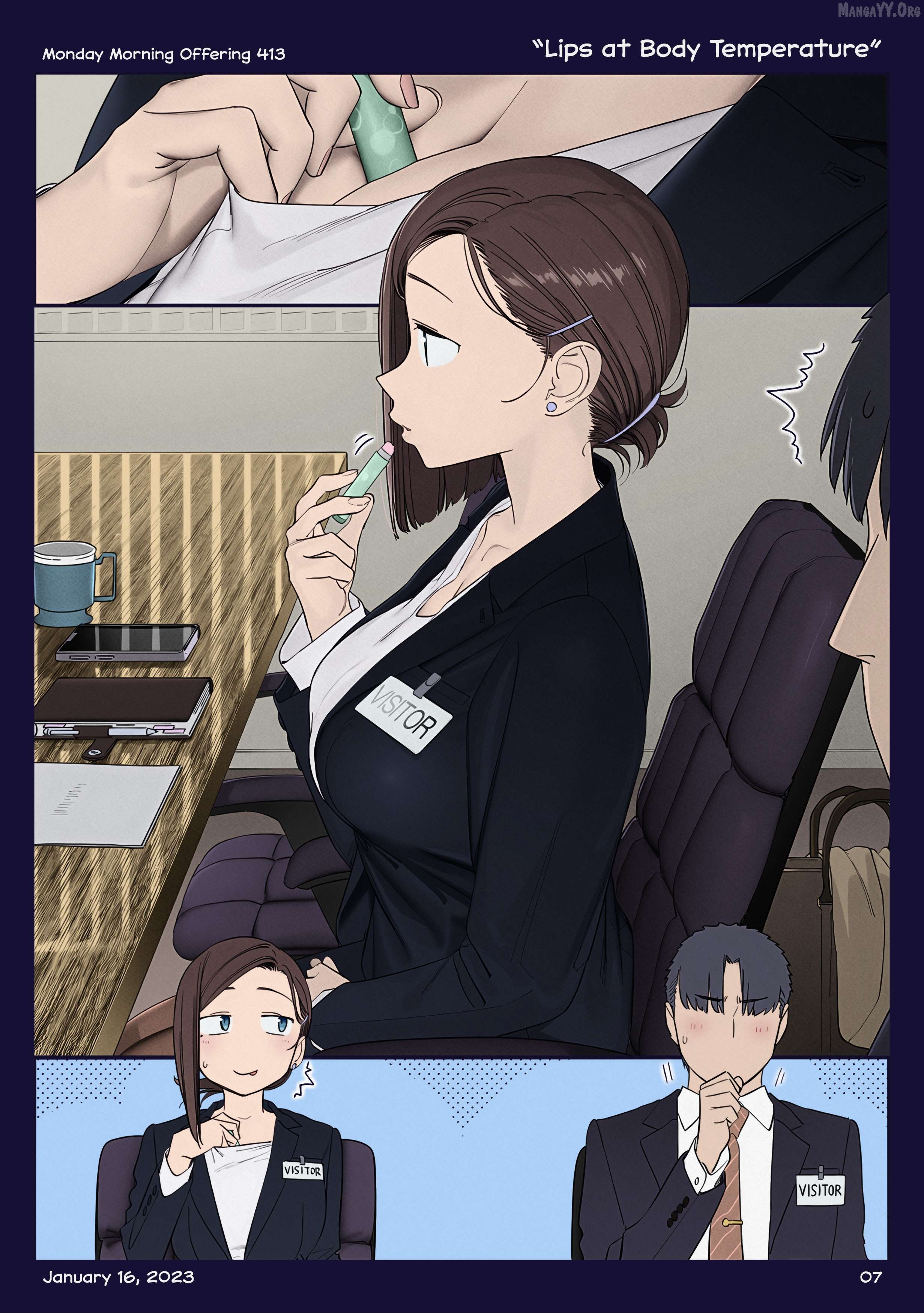 Getsuyoubi No Tawawa (Twitter Webcomic) (Fan Colored) Chapter 46 - page 6