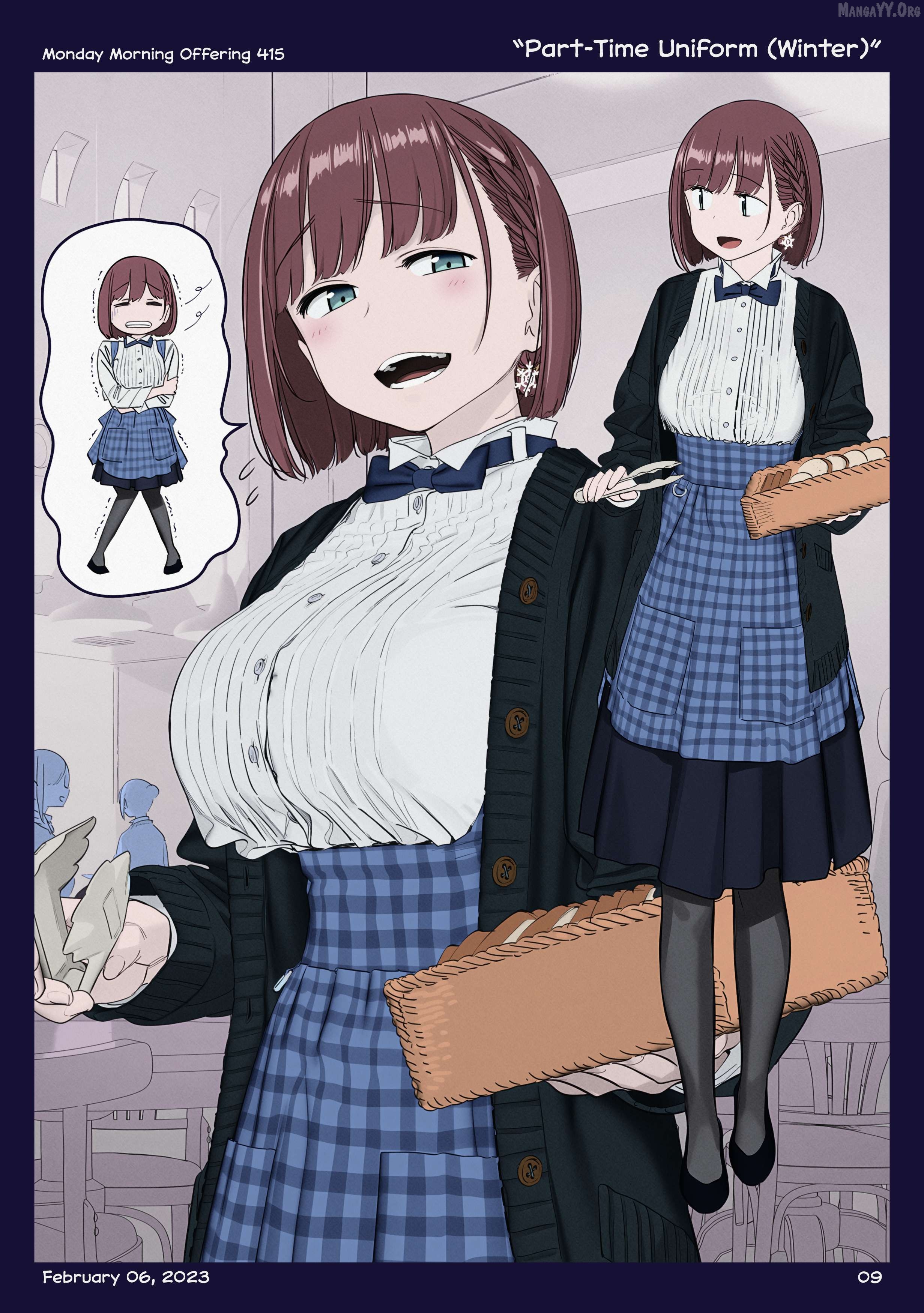 Getsuyoubi No Tawawa (Twitter Webcomic) (Fan Colored) Chapter 46 - page 8