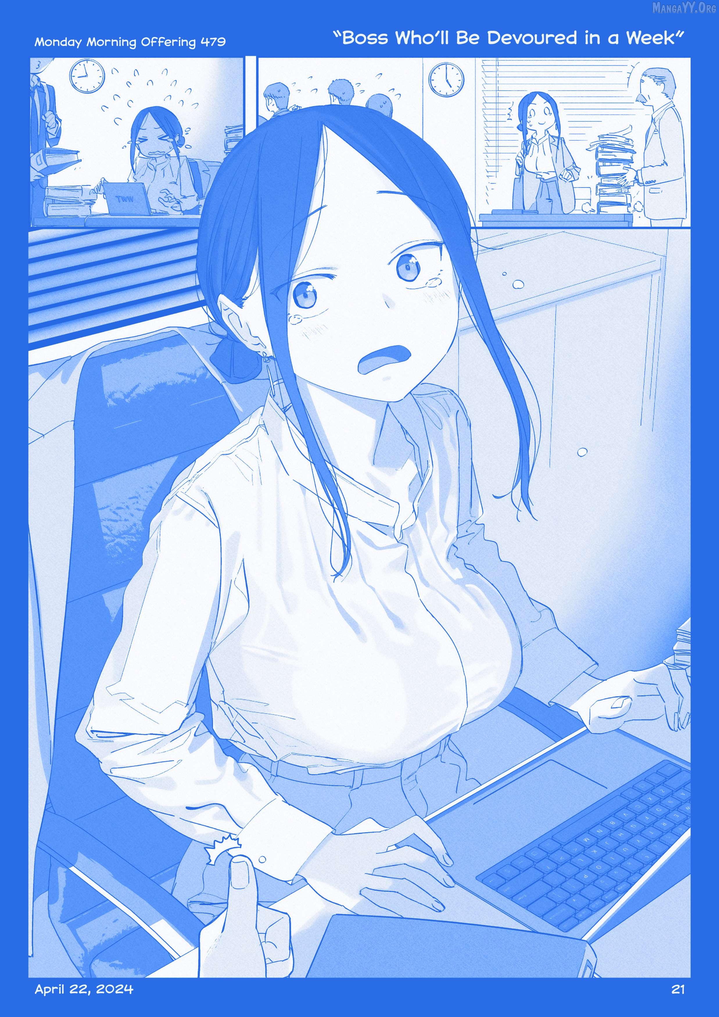 Getsuyoubi No Tawawa (Twitter Webcomic) (Fan Colored) Chapter 52 - page 20