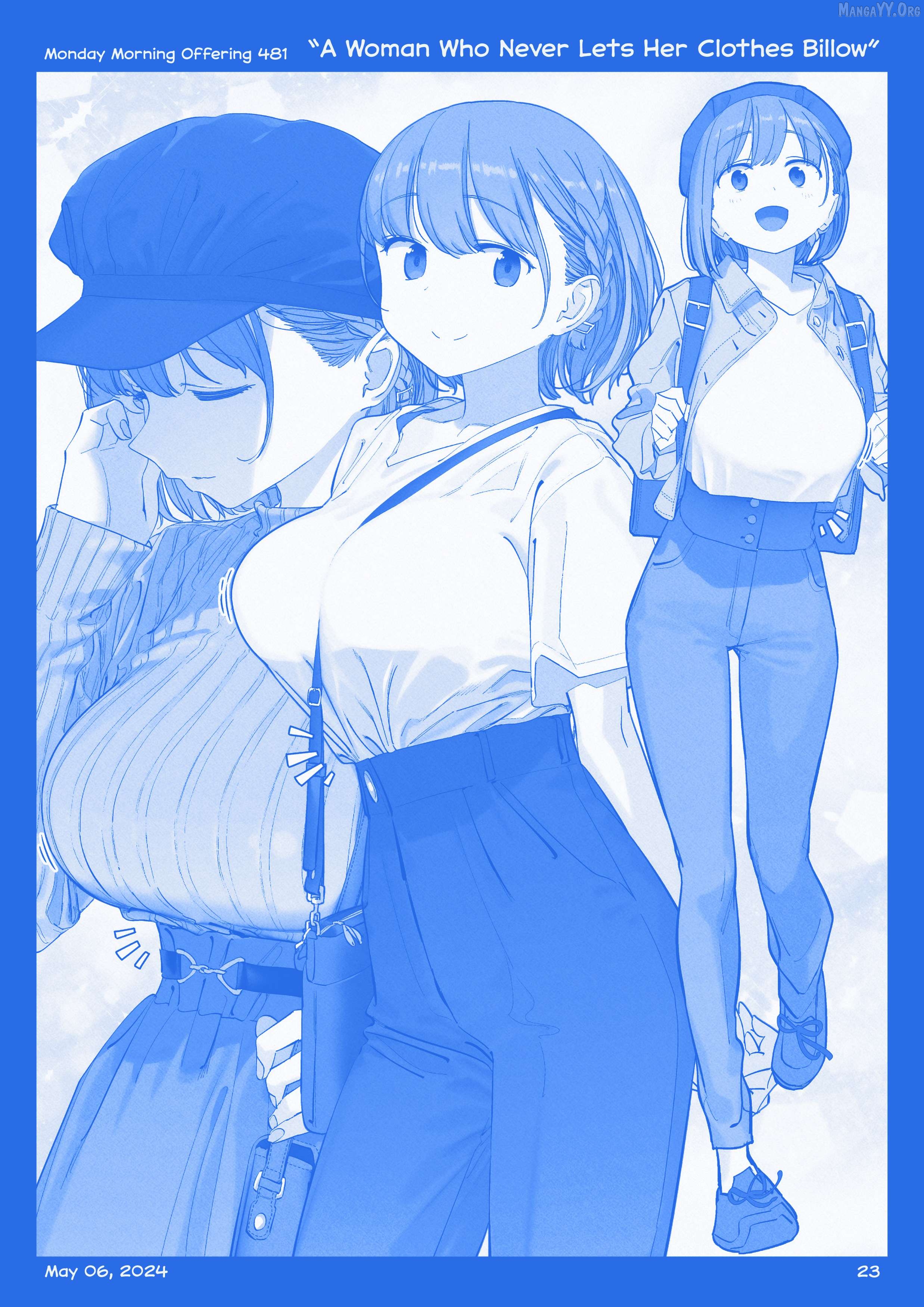 Getsuyoubi No Tawawa (Twitter Webcomic) (Fan Colored) Chapter 52 - page 22