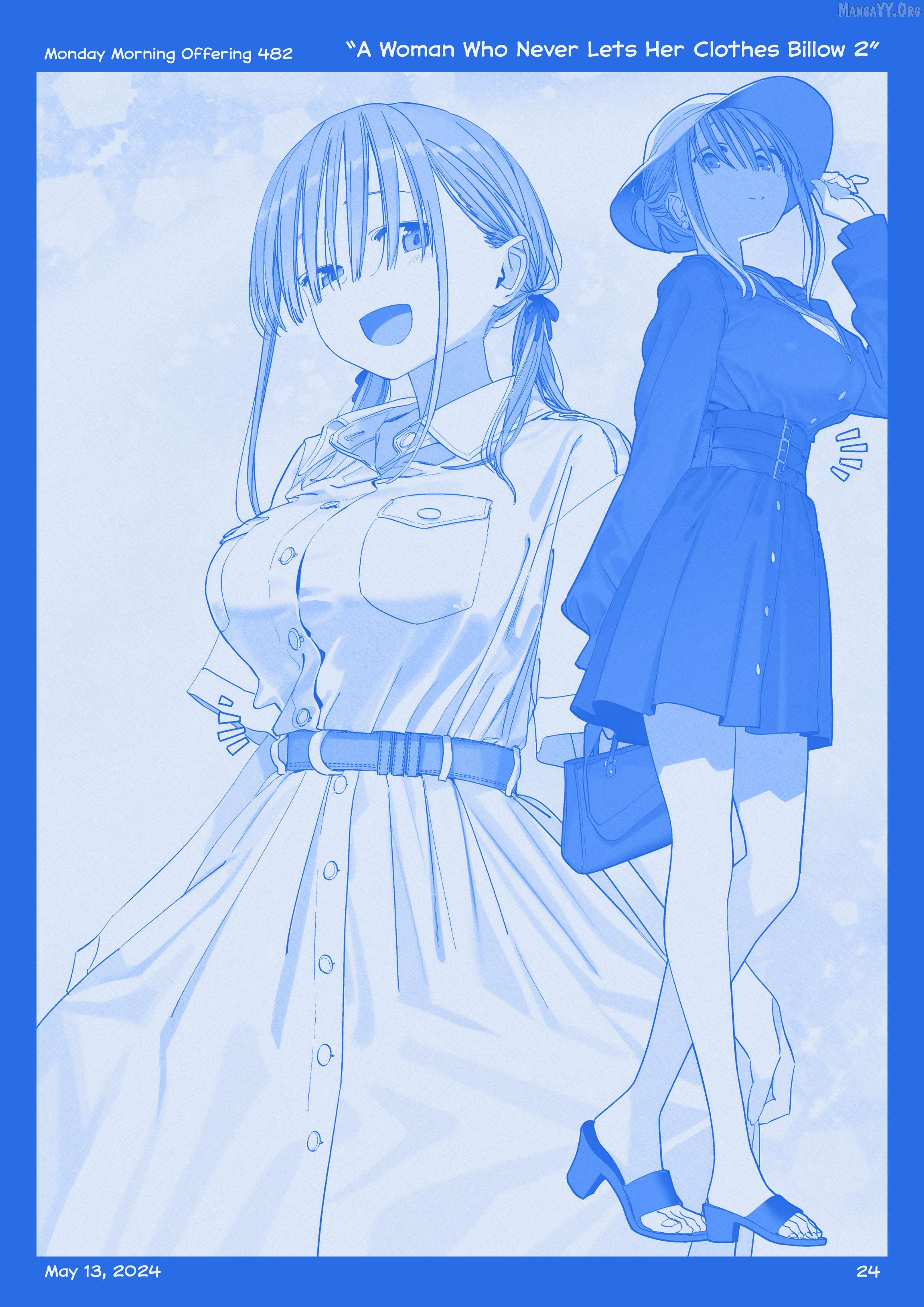 Getsuyoubi No Tawawa (Twitter Webcomic) (Fan Colored) Chapter 52 - page 23