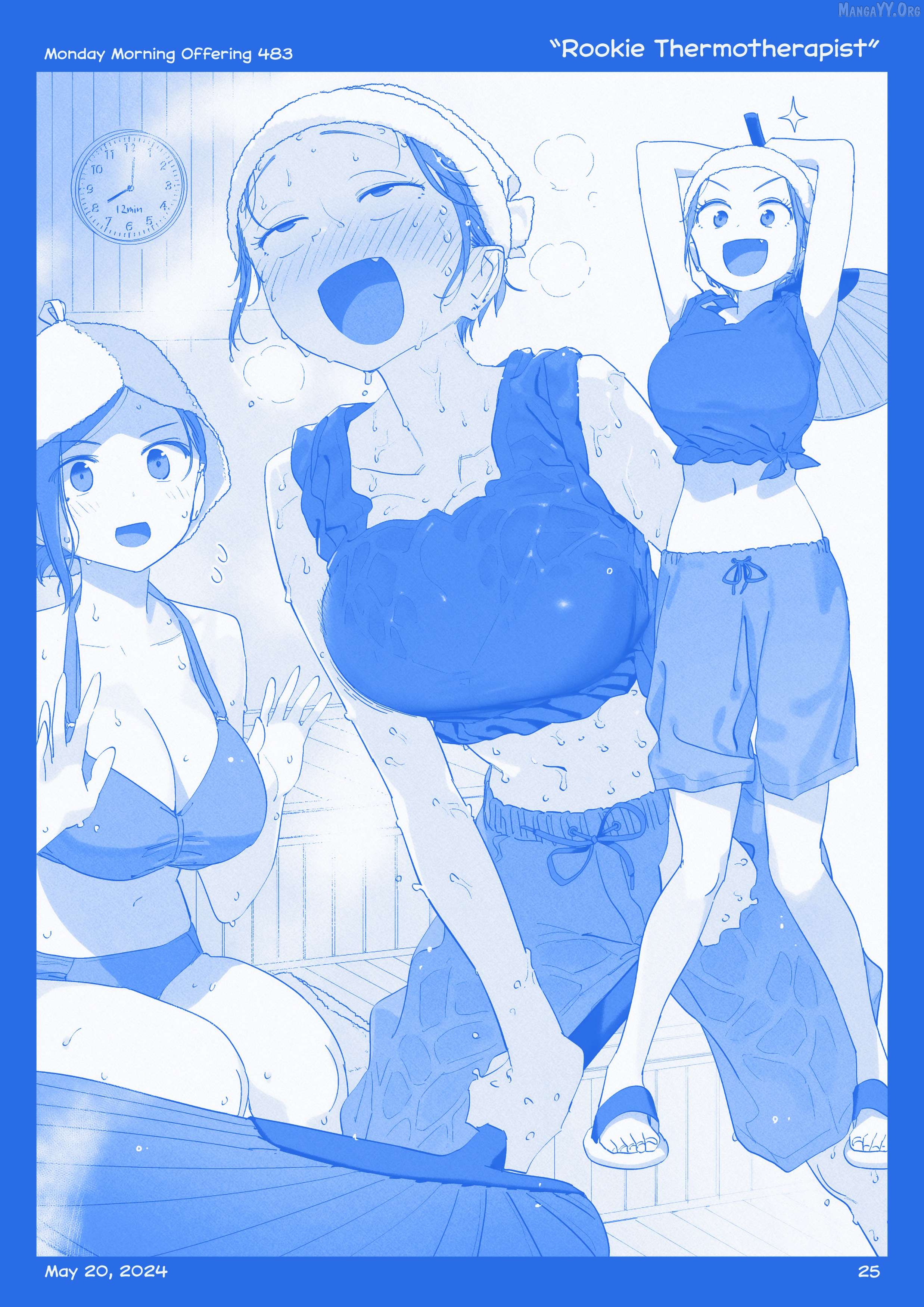 Getsuyoubi No Tawawa (Twitter Webcomic) (Fan Colored) Chapter 52 - page 24