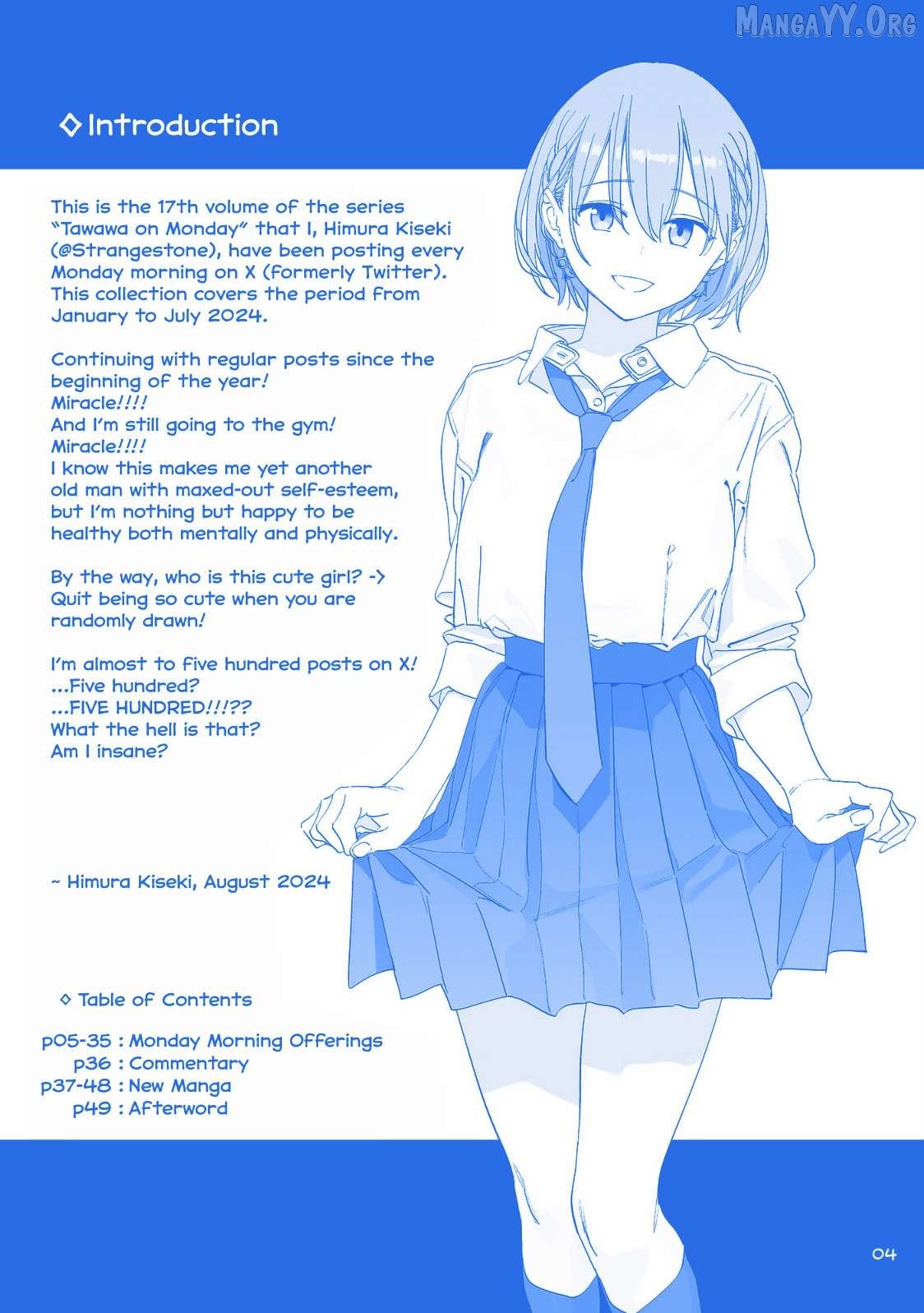 Getsuyoubi No Tawawa (Twitter Webcomic) (Fan Colored) Chapter 52 - page 3