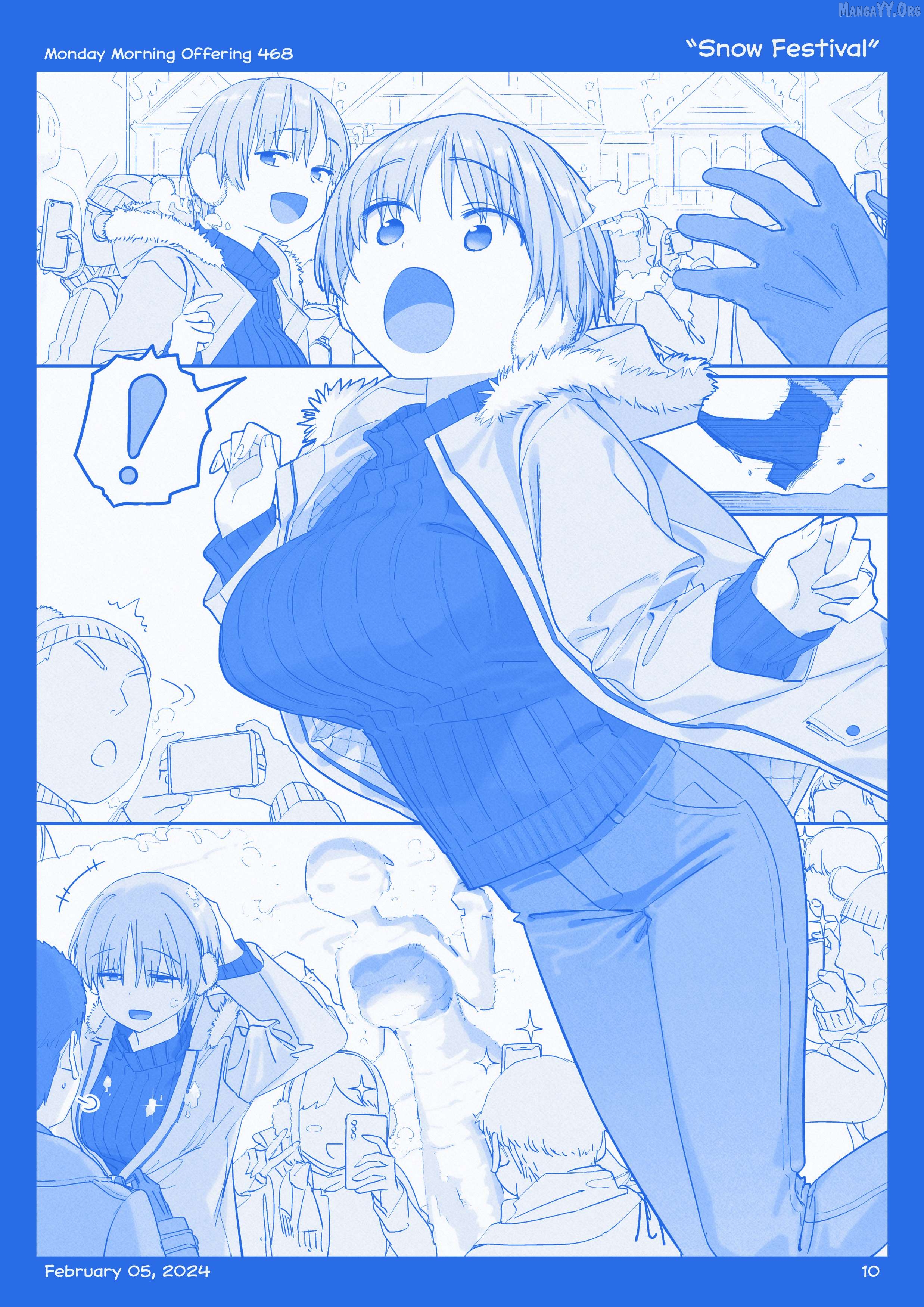 Getsuyoubi No Tawawa (Twitter Webcomic) (Fan Colored) Chapter 52 - page 9