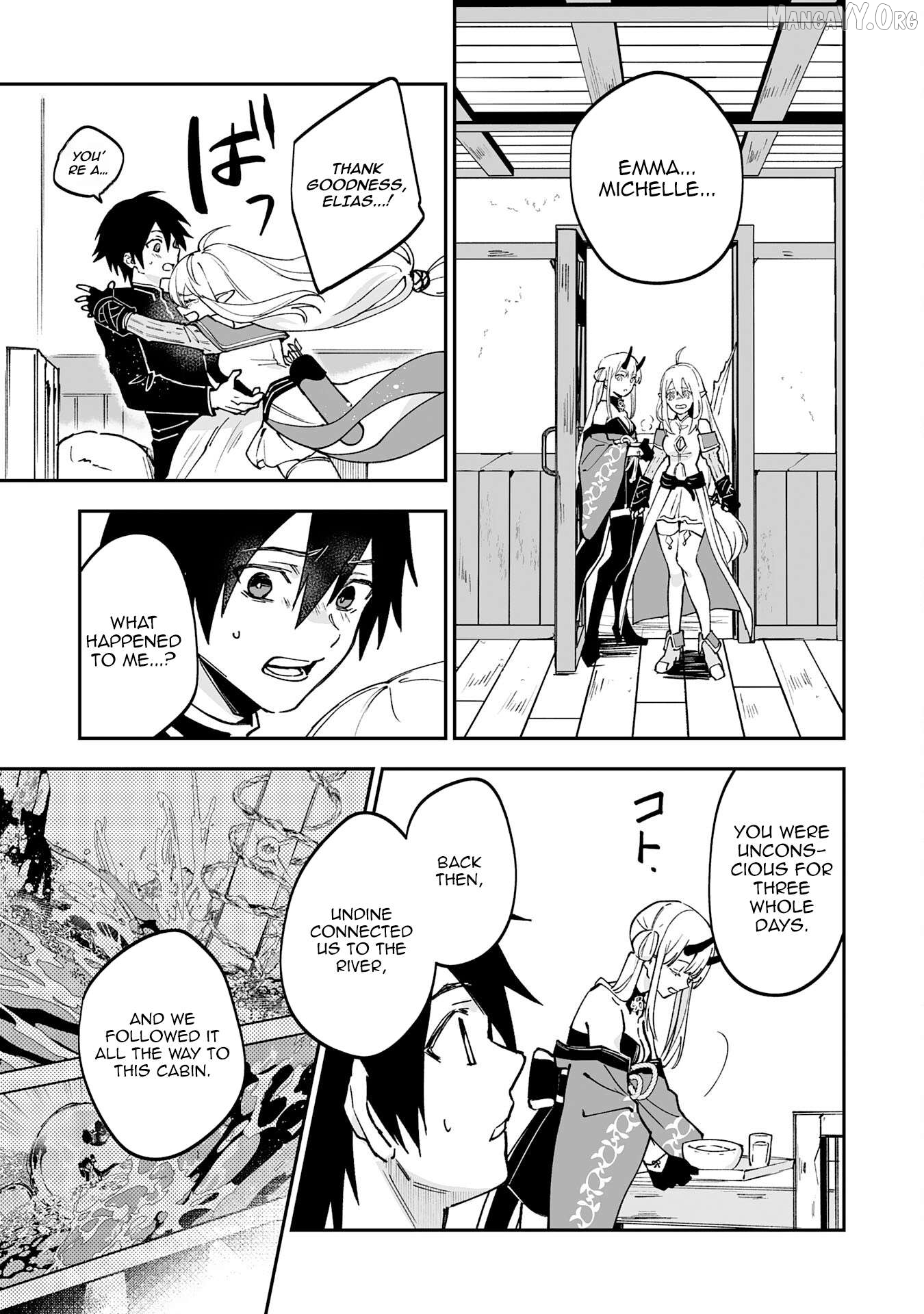 0 Magic, A High Spirit, And A Demonic Sword Chapter 19 - page 3