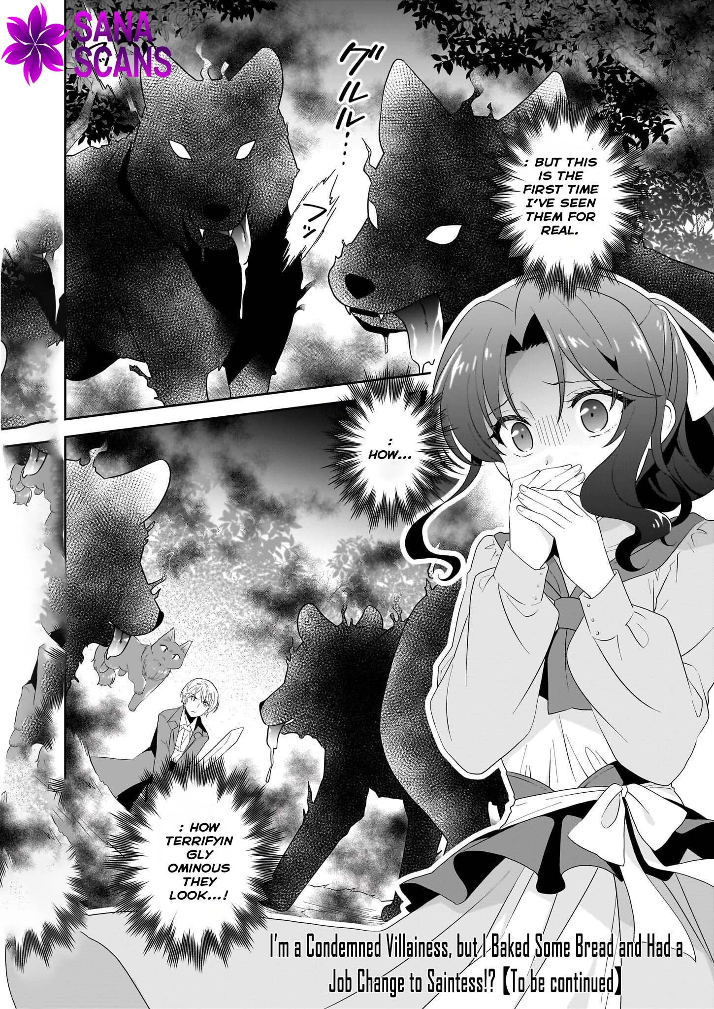 Danzaisareta Akuyaku Reijou desu ga, Pan wo Yaitara Seijo ni Job Change Shimashita!? Chapter 8 - page 22