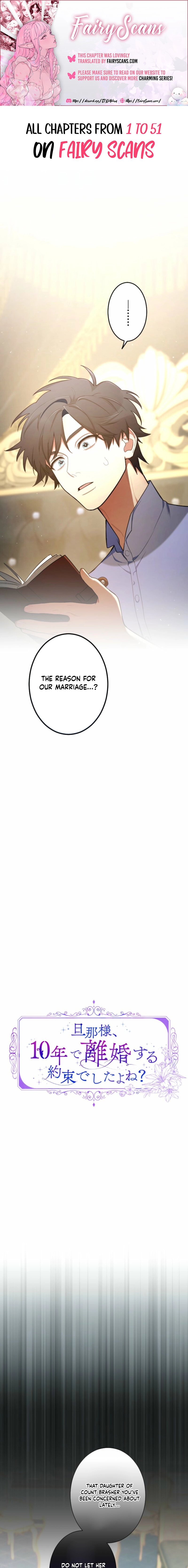 Danna-sama, 10-nen de Rikon suru Yakusoku de Shita yo ne? Chapter 42 - page 1