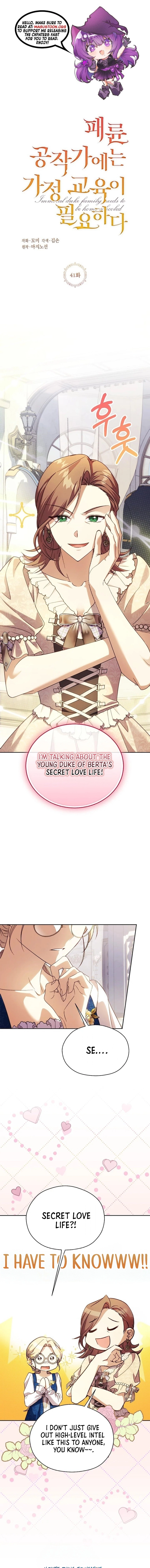 The Immoral Ducal Family Needs to Learn Family Values Chapter 41 - page 1